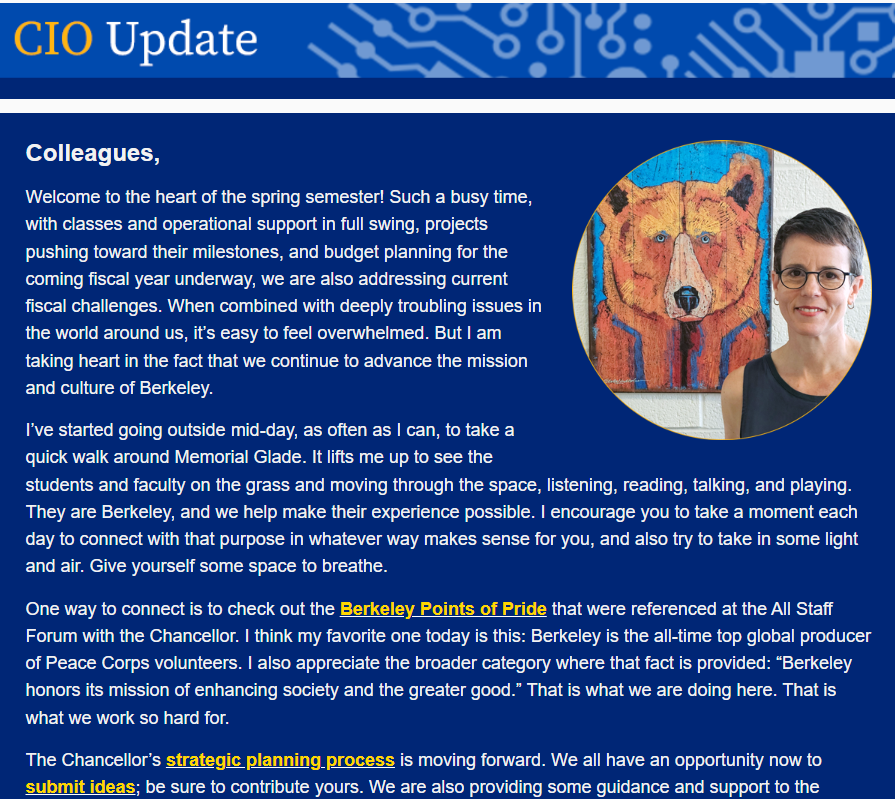 CIO Update Newsletter