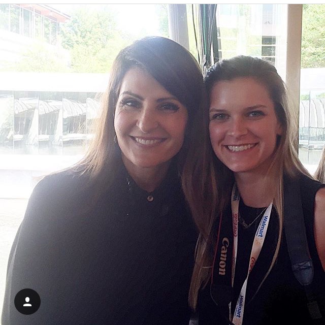 Our very own Day Davis with the sweetest Nia Vardalos. If you need inspiration, hear her speak, she's fabulous!