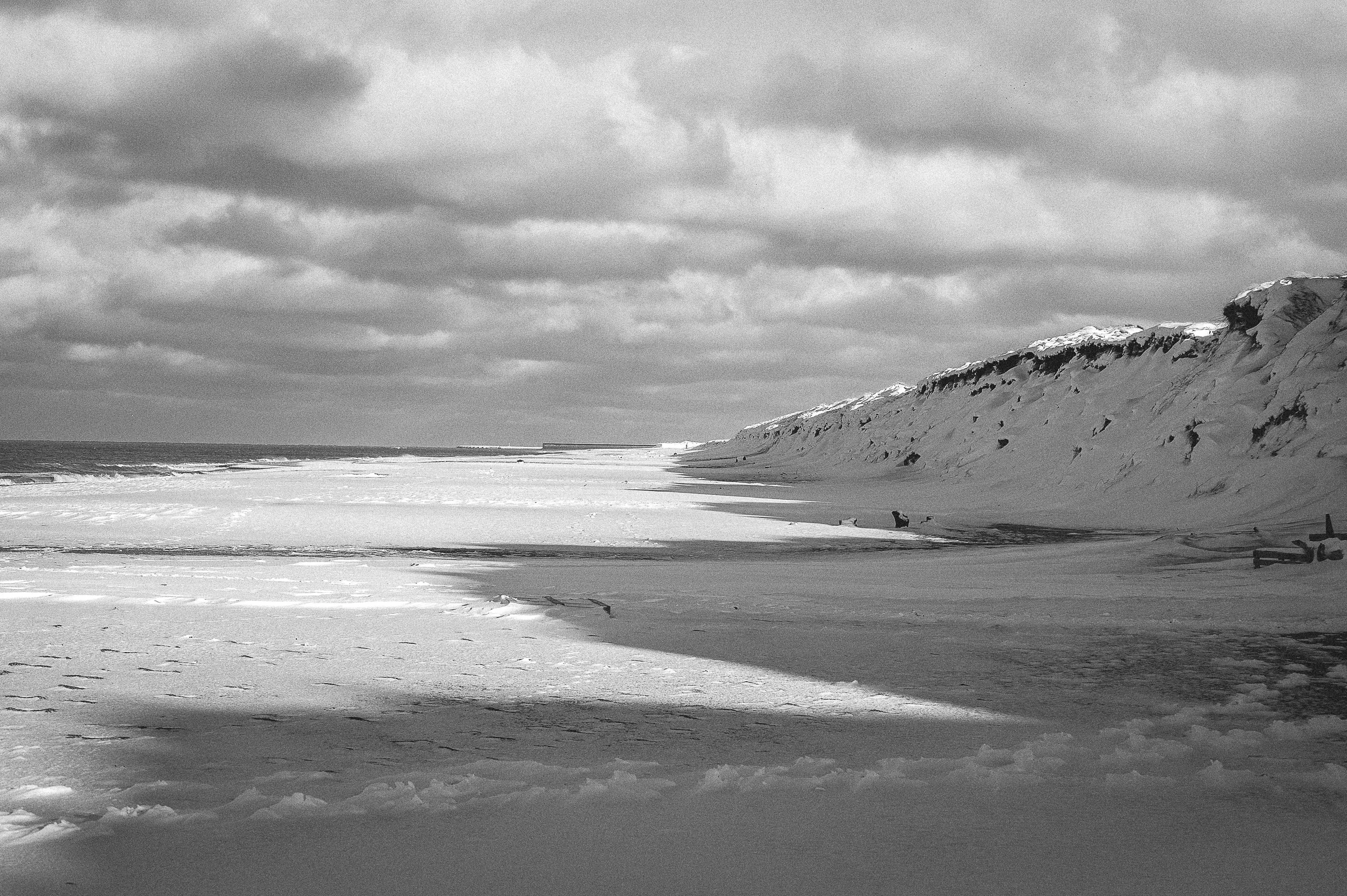 Seascape and Snow, Thy, Denmark