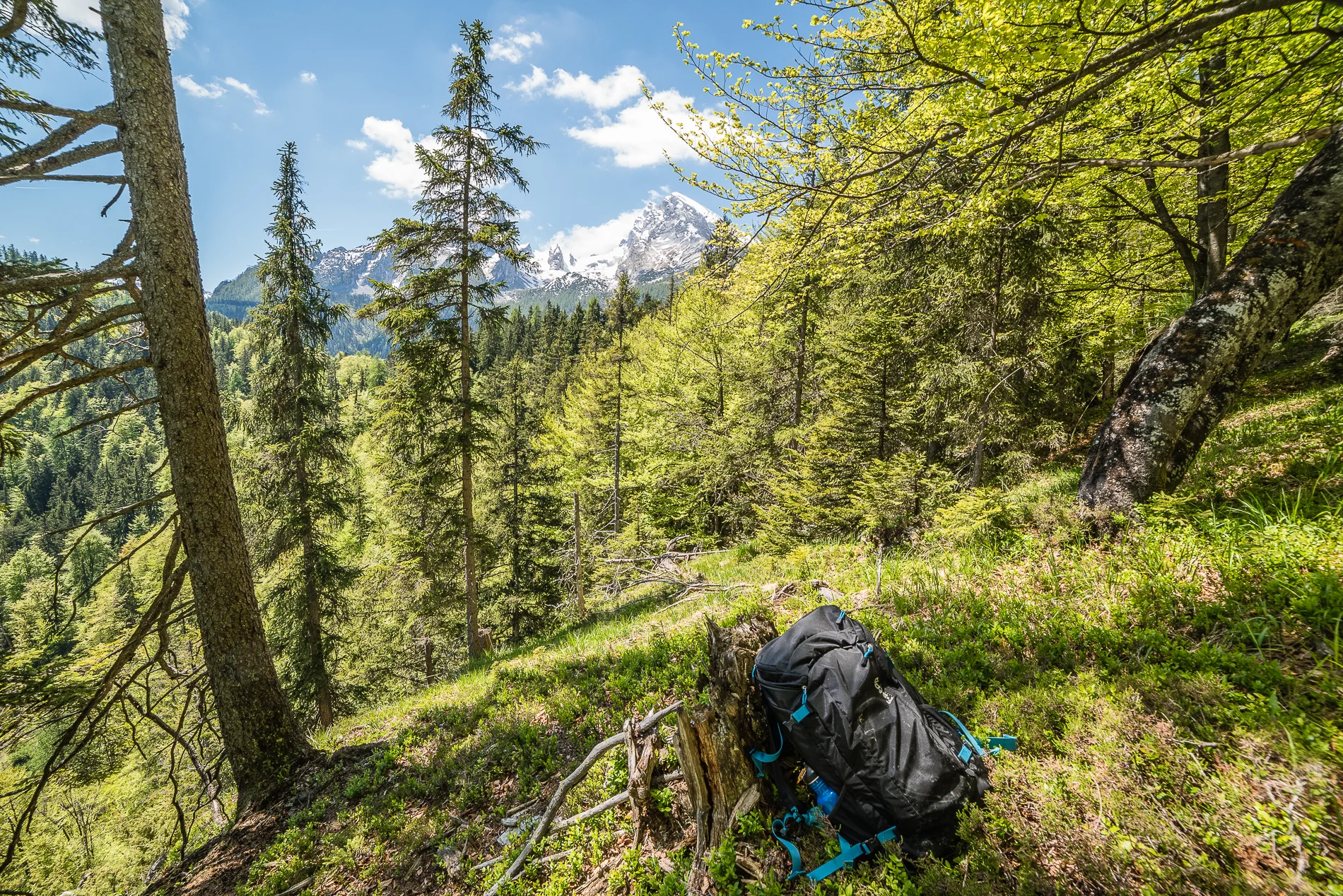 Hiking Gruenstein, Bavaria