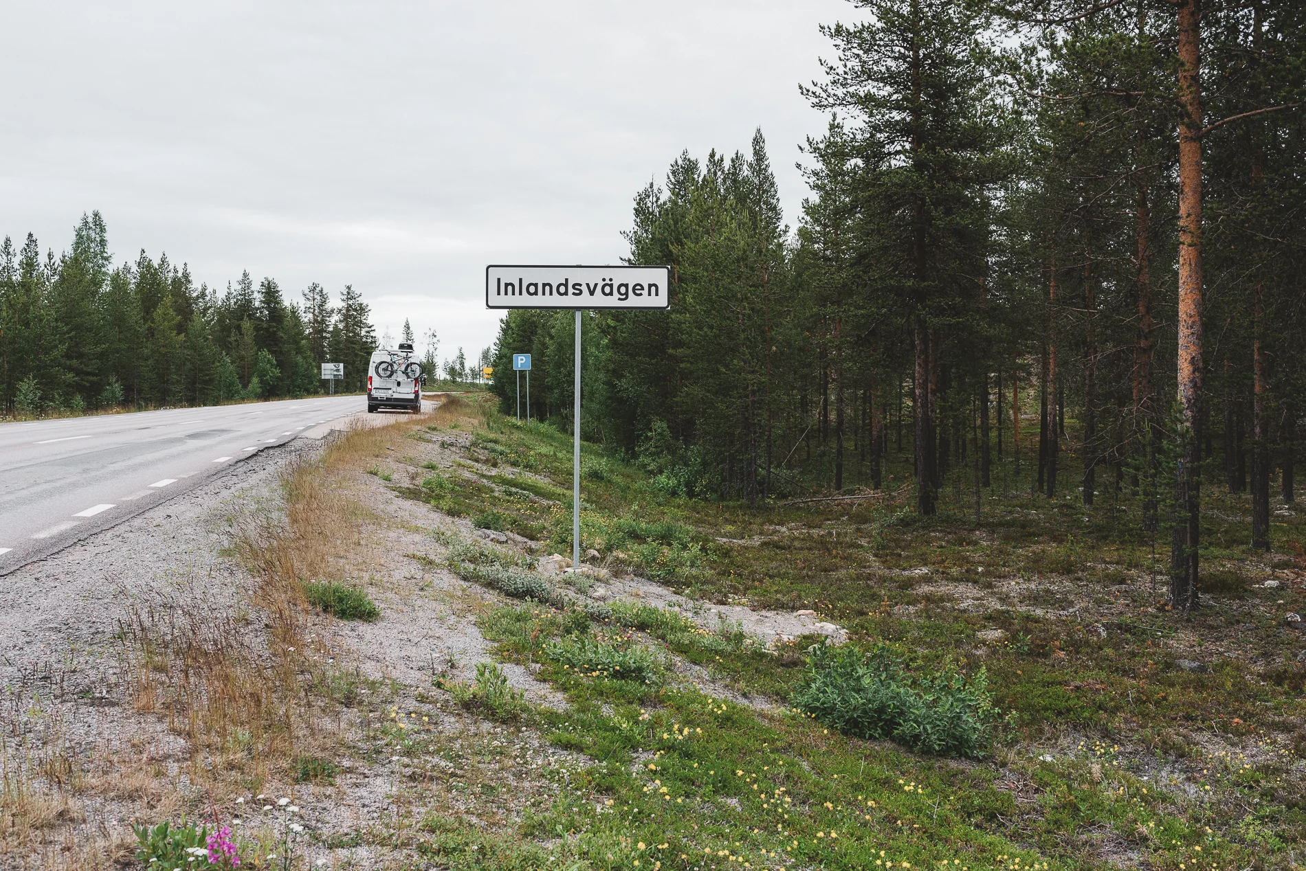 Inlandsvägen, Sweden