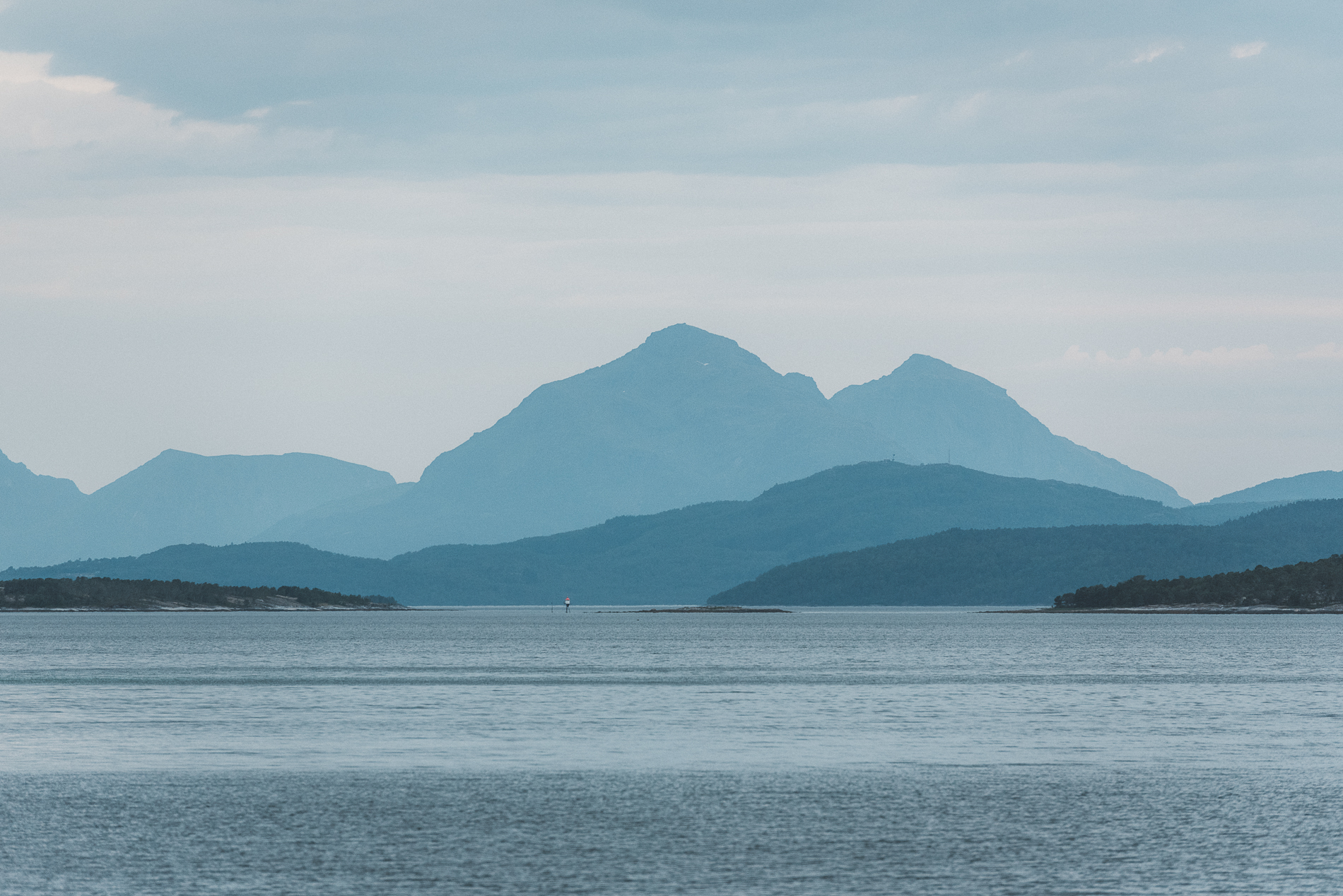 Fjordlines of Blue, Norway