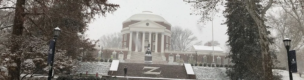 It’s a snow day at UVa! We’ve got lots more on the ground now!