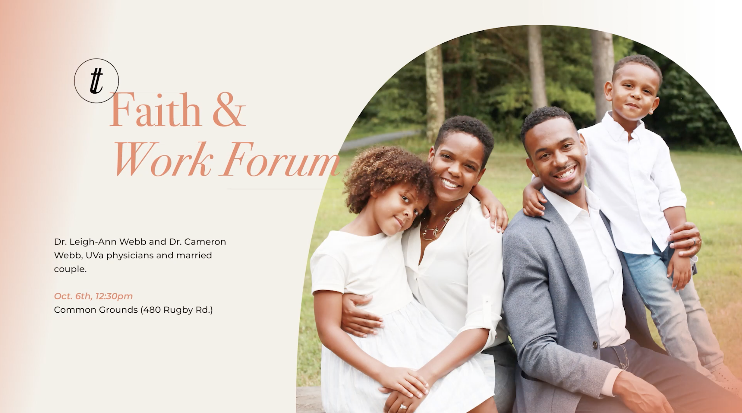 Faith &amp; Work with Drs. Leigh-Ann &amp; Cameron Webb