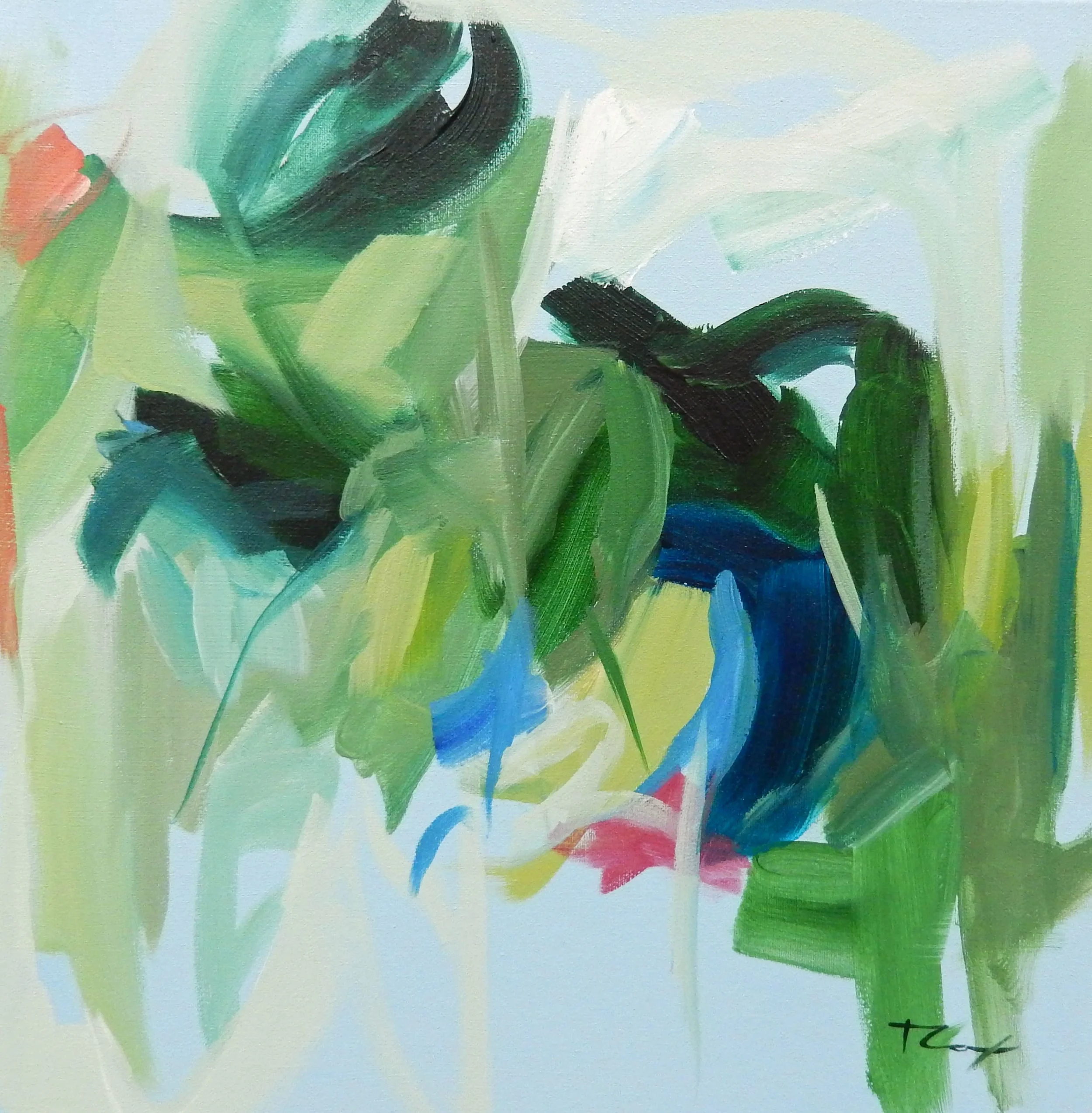 16 x 16 acrylic on canvas 