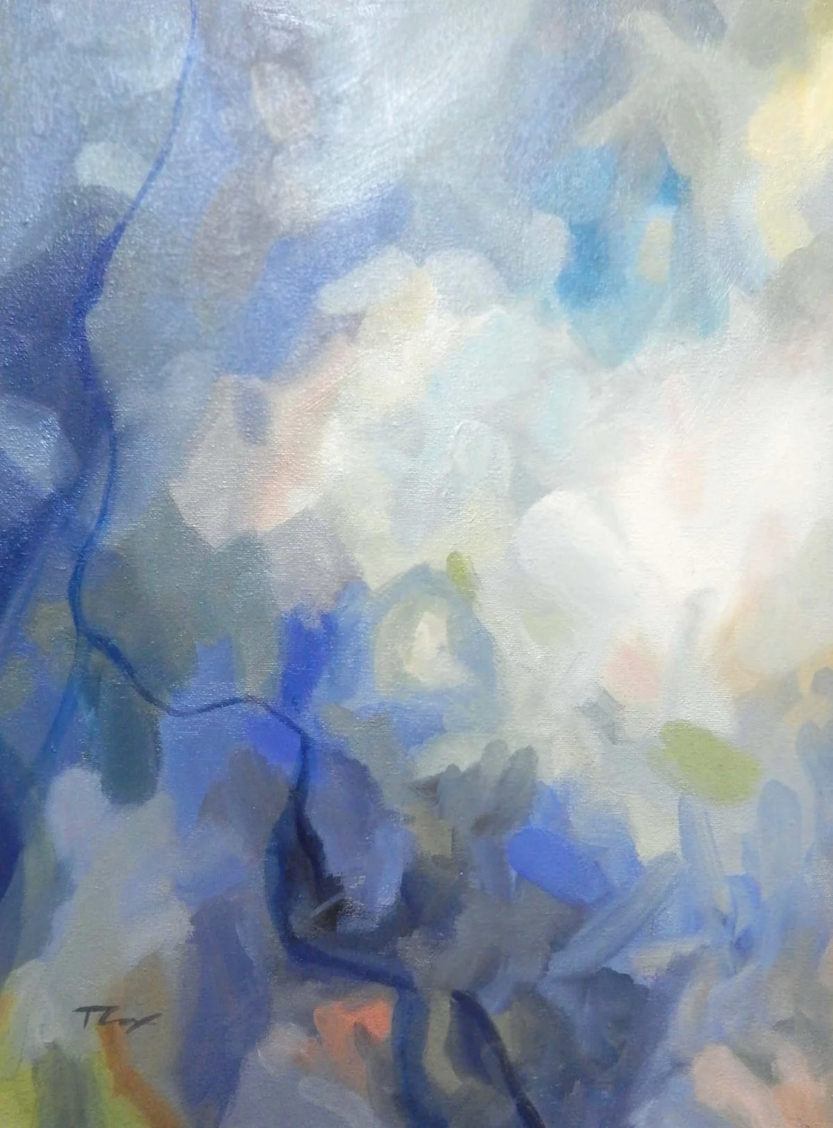 "in the midst" 12 x 16 acrylic on canvas
