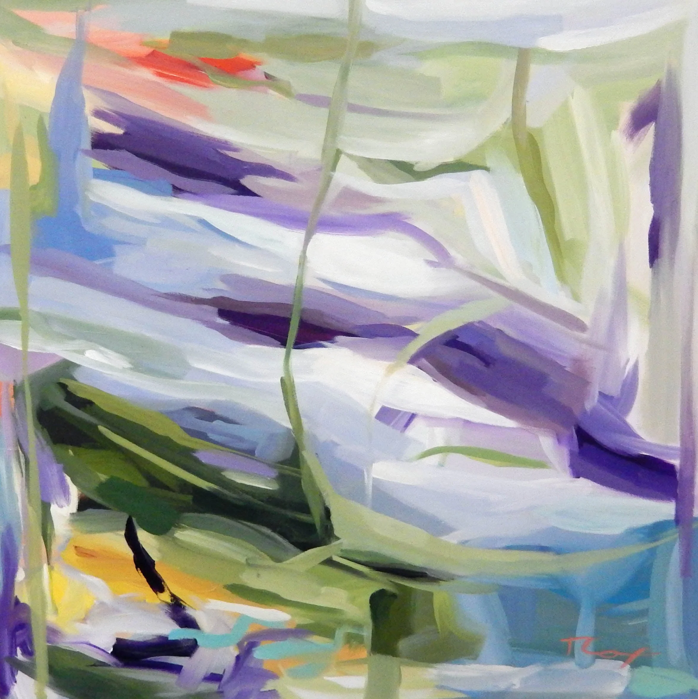 promise, 24 x 24 acrylic on canvas