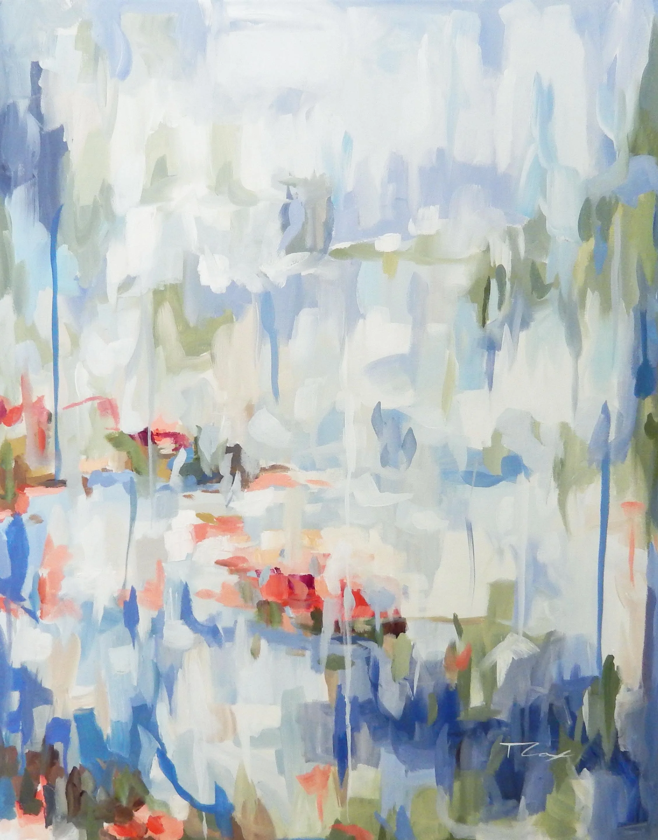 note, 24 x 30 acrylic on canvas