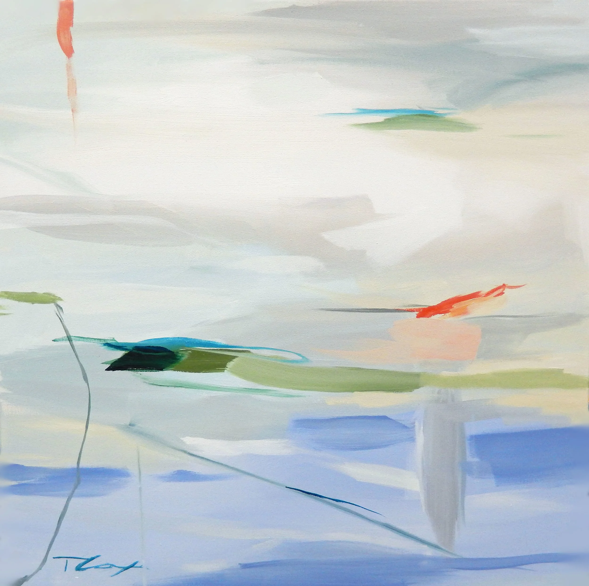 free, 24 x 24 acrylic on canvas