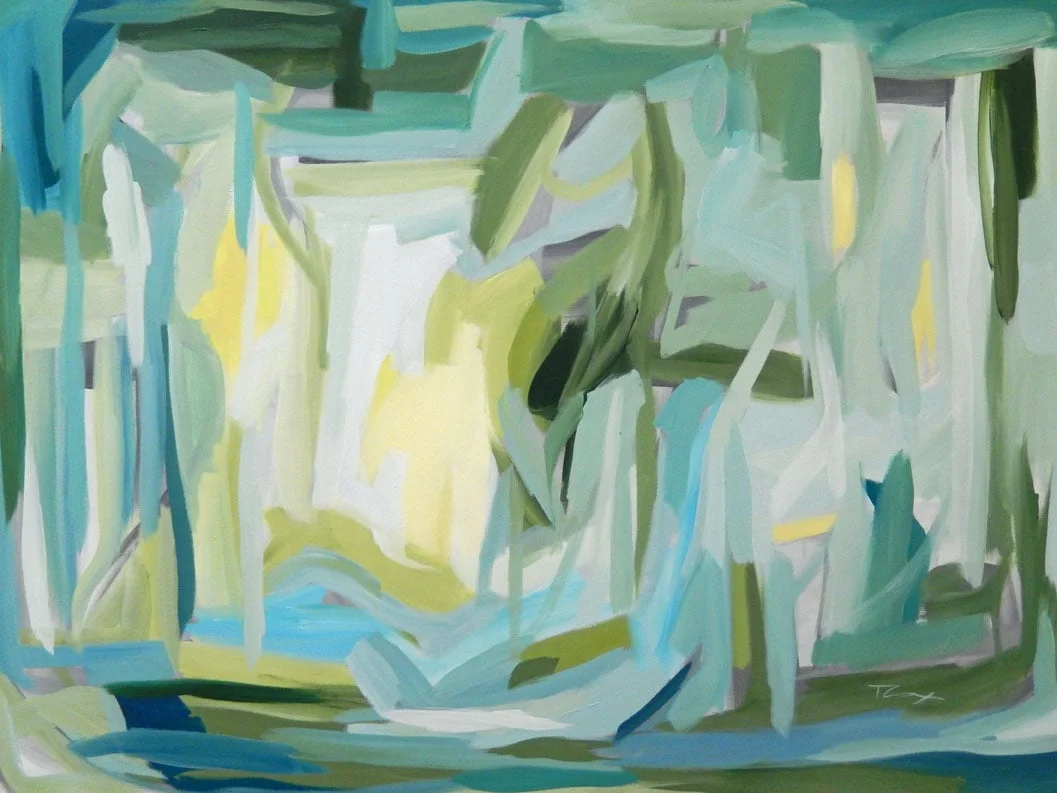 rush, 36 x 48 acrylic on canvas