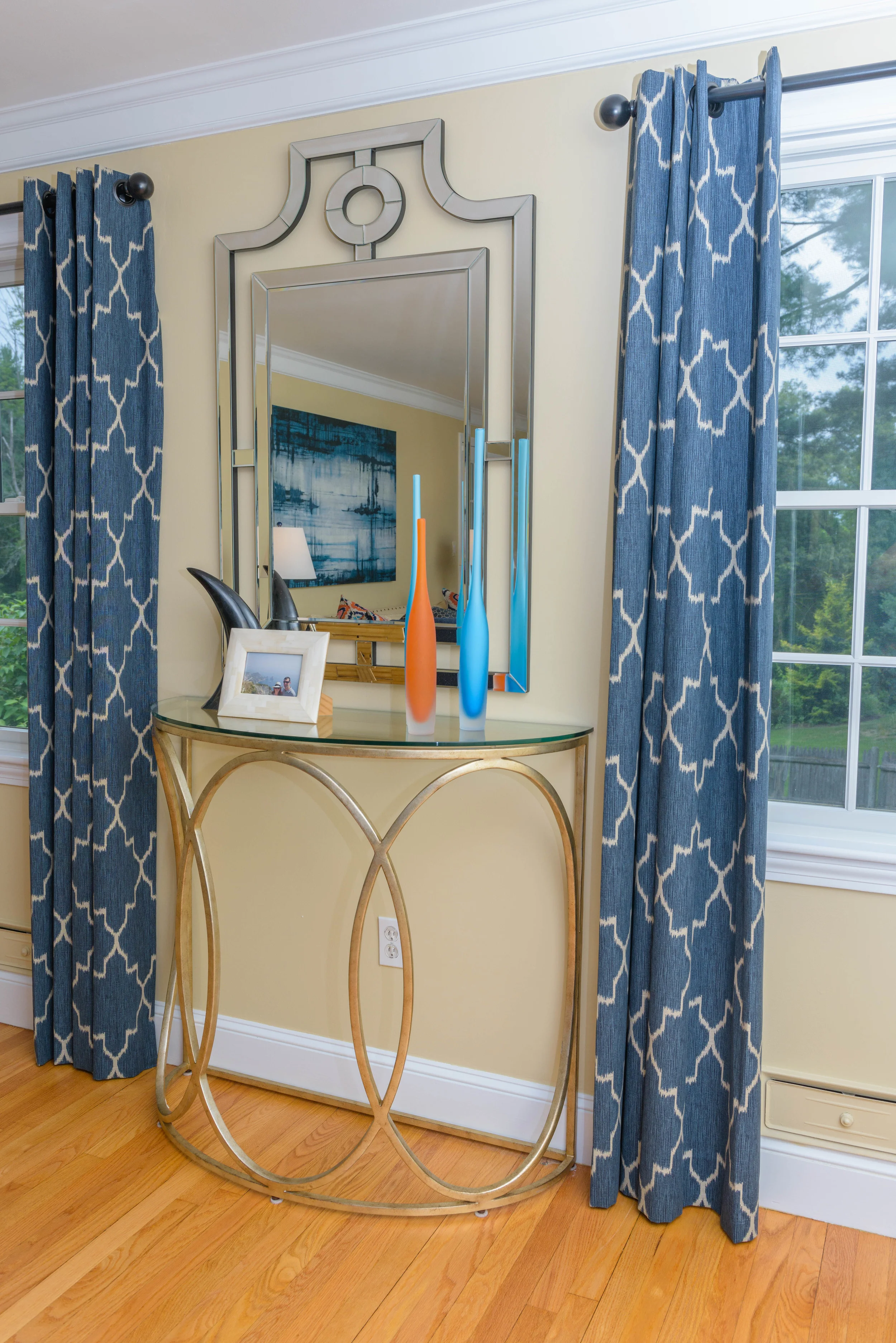 Living Room Interior Design - Andover, MA