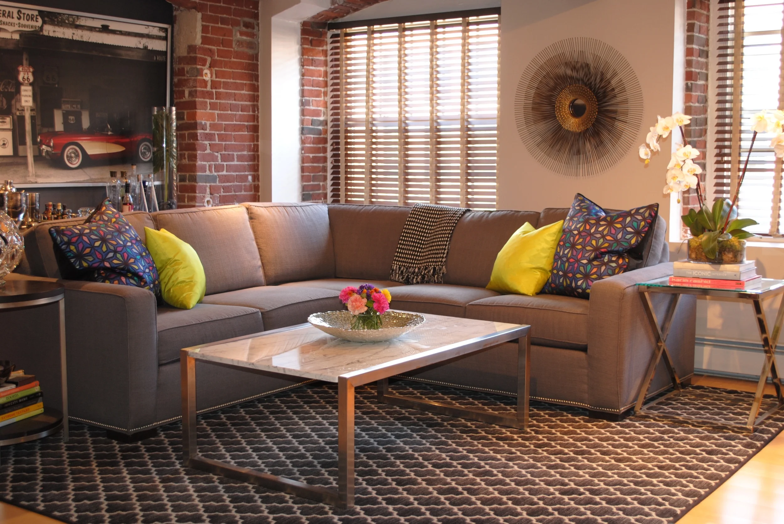 Family Room Interior Design - Lowell, MA