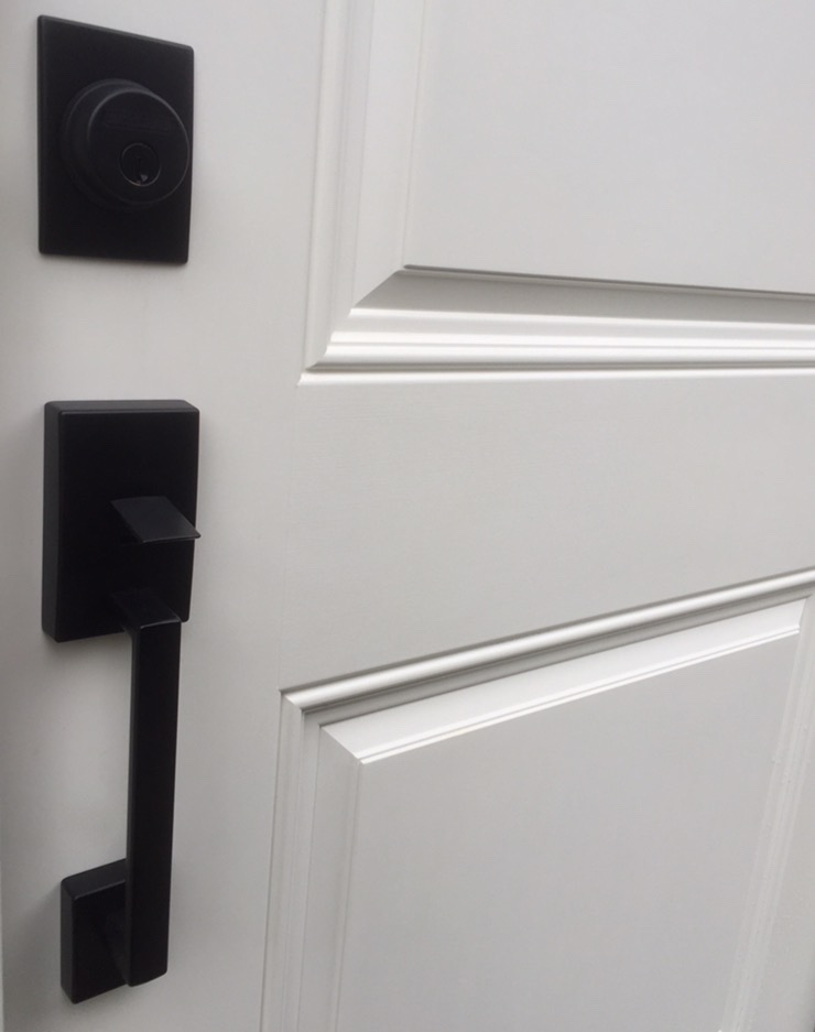 EXTERIOR - New door hardware