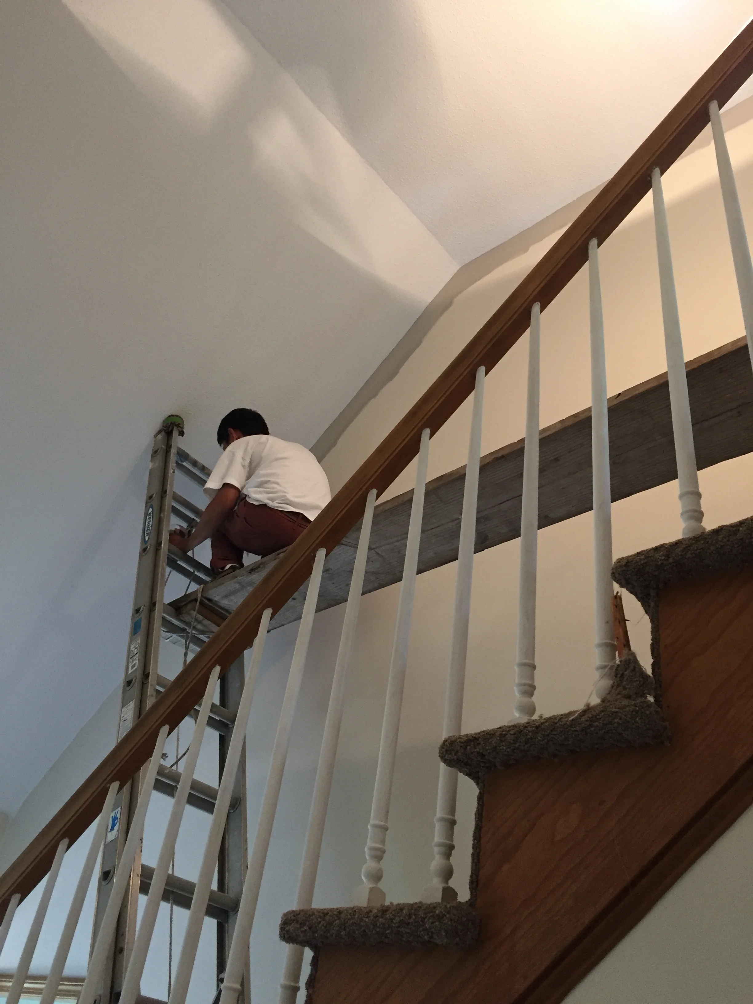 STAIRWELL - PROGRESS PAINT
