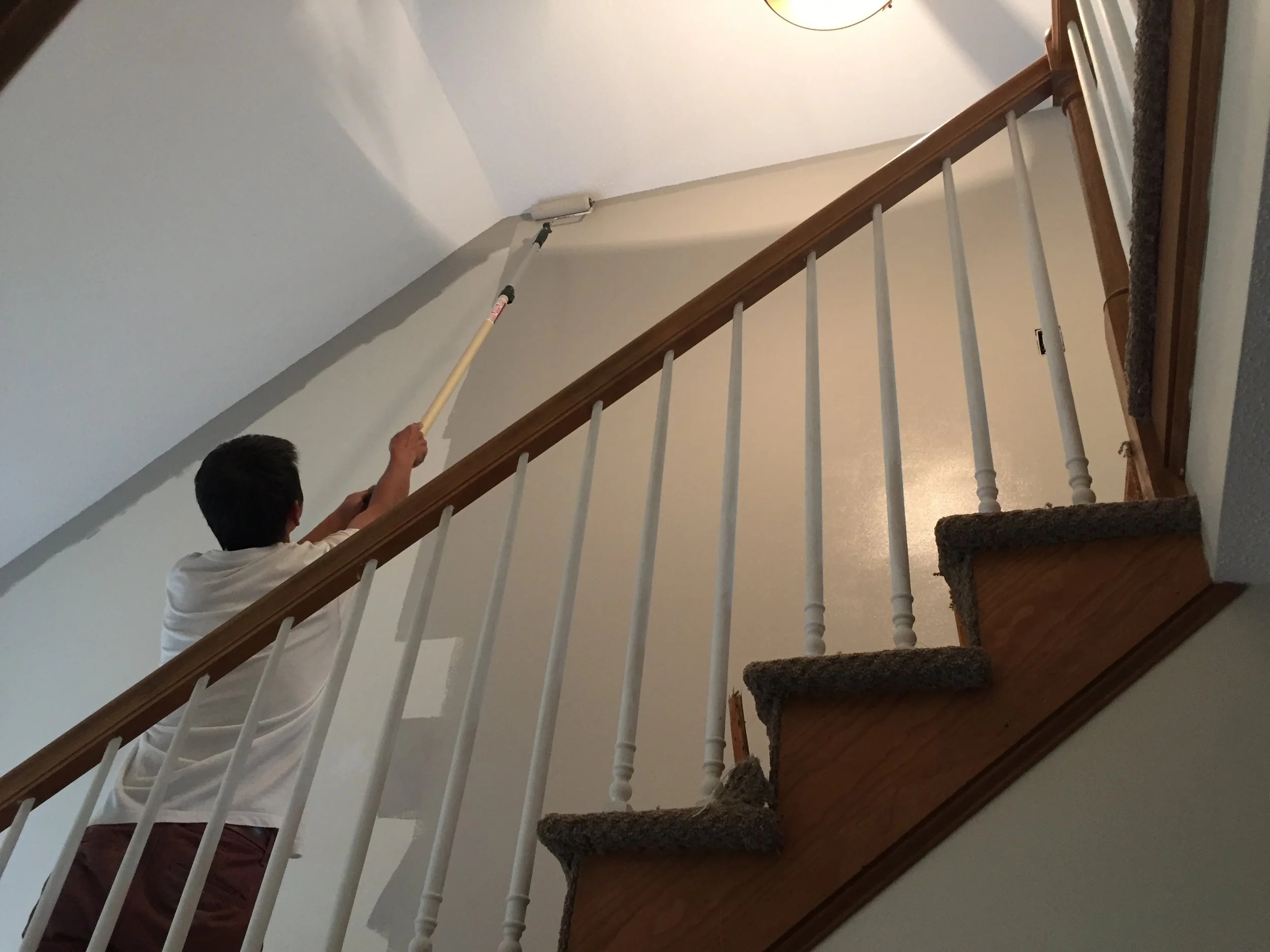 STAIRWELL - PROGRESS PAINT