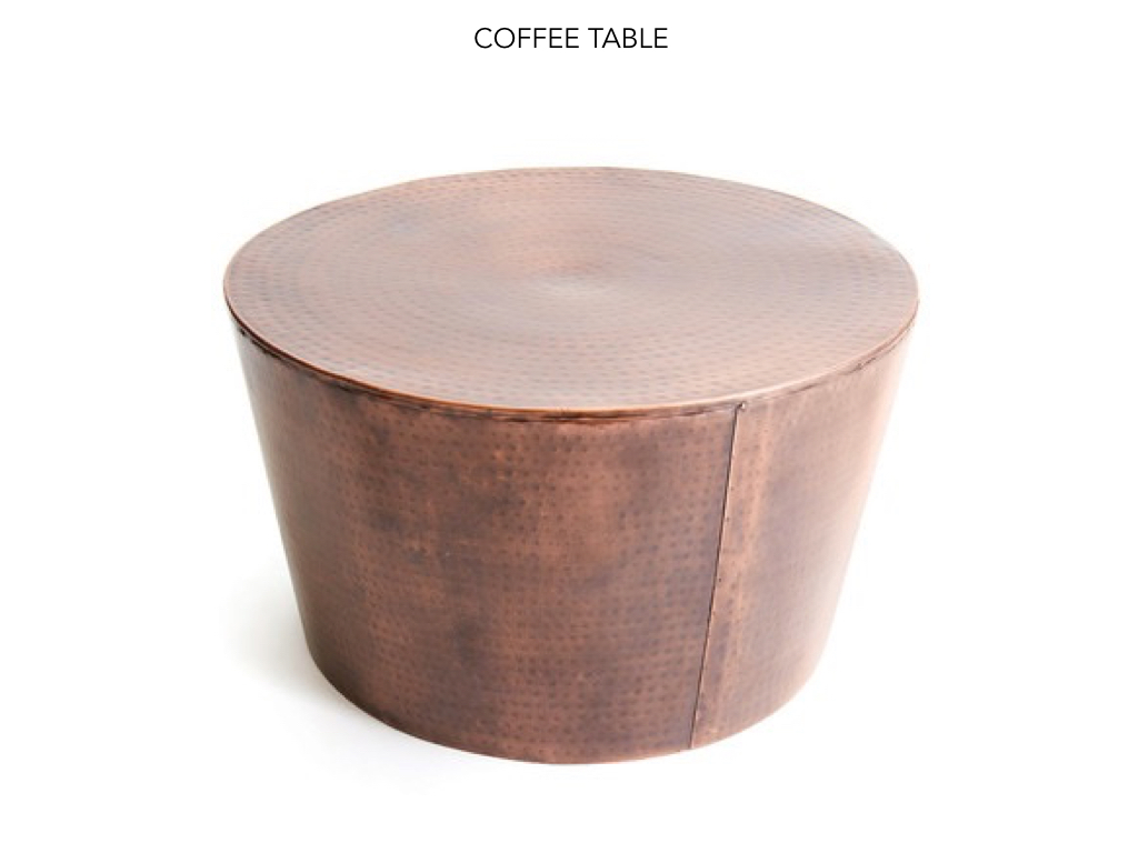 Coffee Table Close Up - Sunroom design