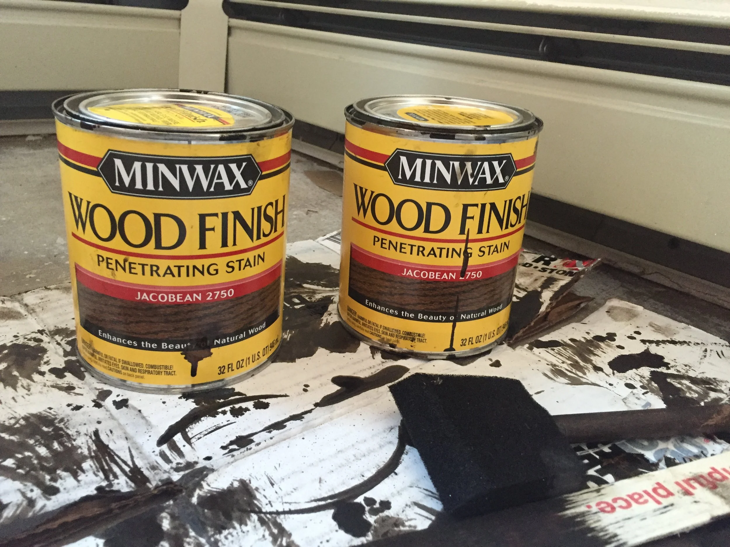 Stain Choice - Minwax Jacobean 2750