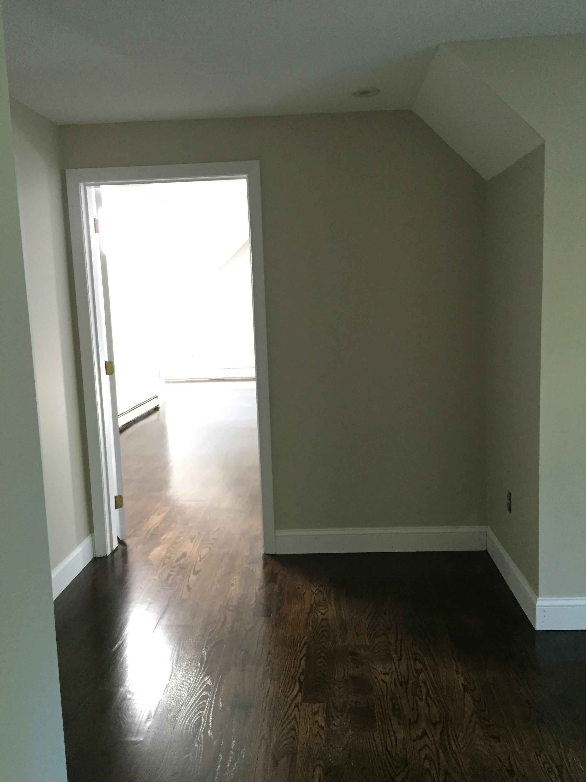 FINISHED - Red Oak - 3 coats of Minwax Jacobean 2750 with Satin Poly & New Baseboard