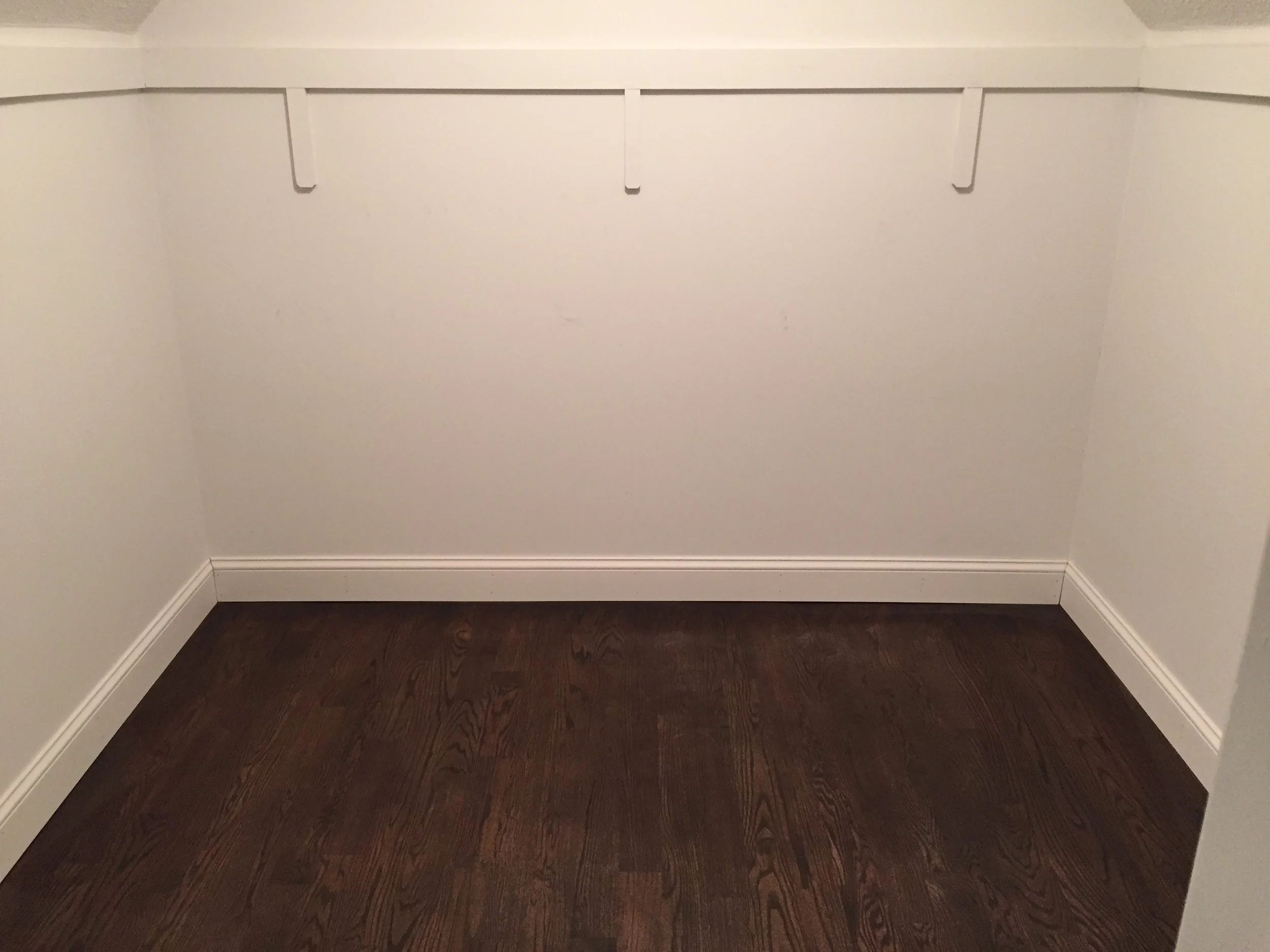 FINISHED - Red Oak - 3 coats of Minwax Jacobean 2750 with Satin Poly & New Baseboard