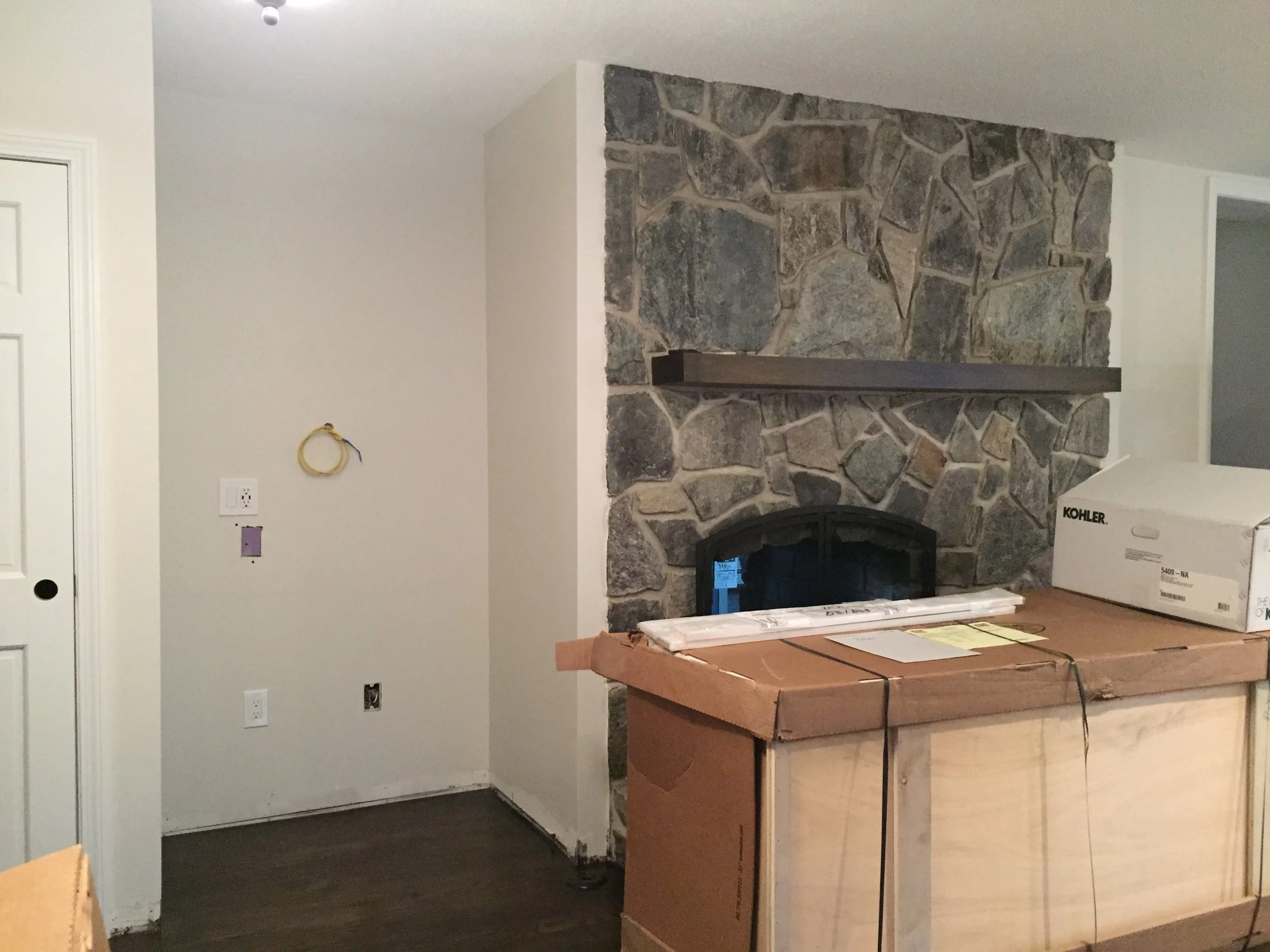 Kitchen Island in box