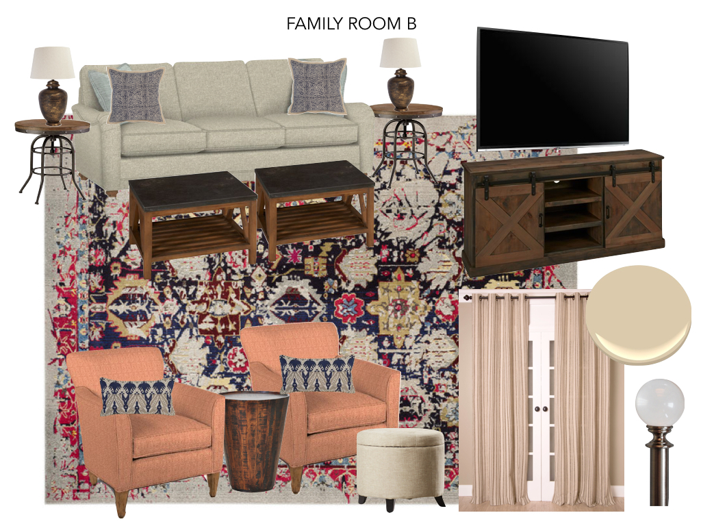 Living Room Design Option B