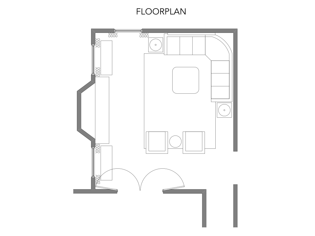 Family Room Floorpan - Dunstable, MA