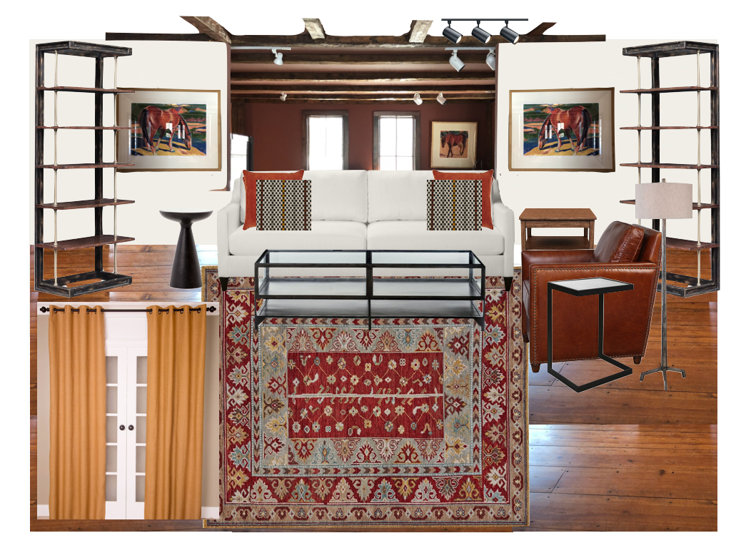 Living Room Design Board