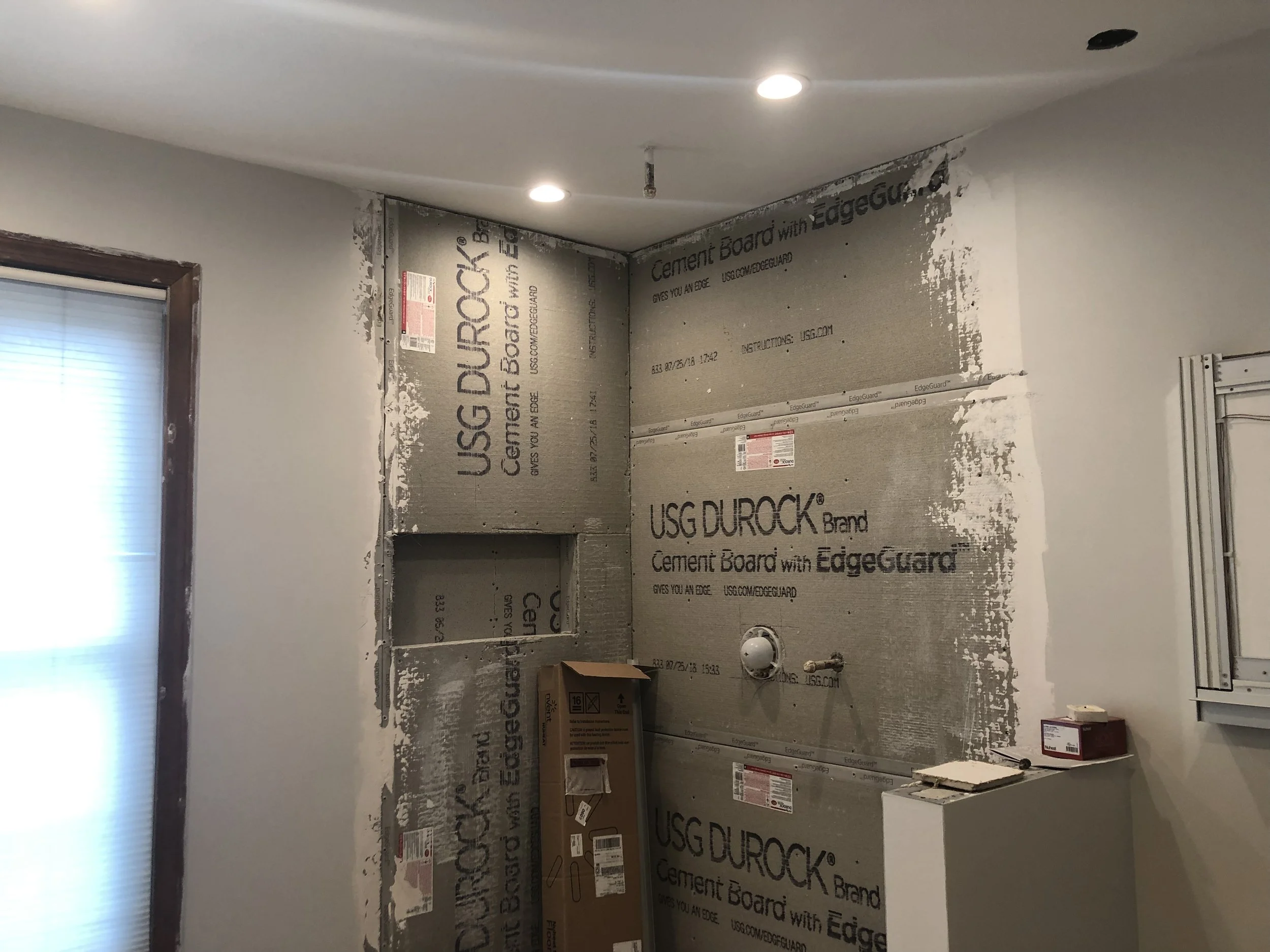 Tile Prep with Durock Cement Board