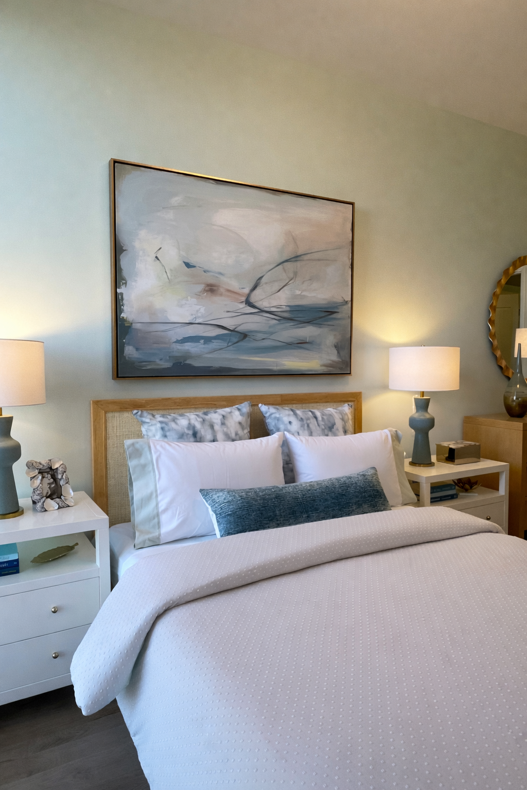 Primary Bedroom Interior Design - Aventura, FL