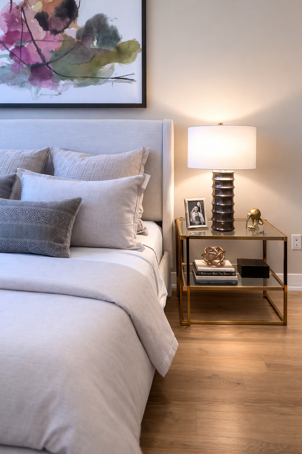 Primary Bedroom Interior Design - Aventura, FL