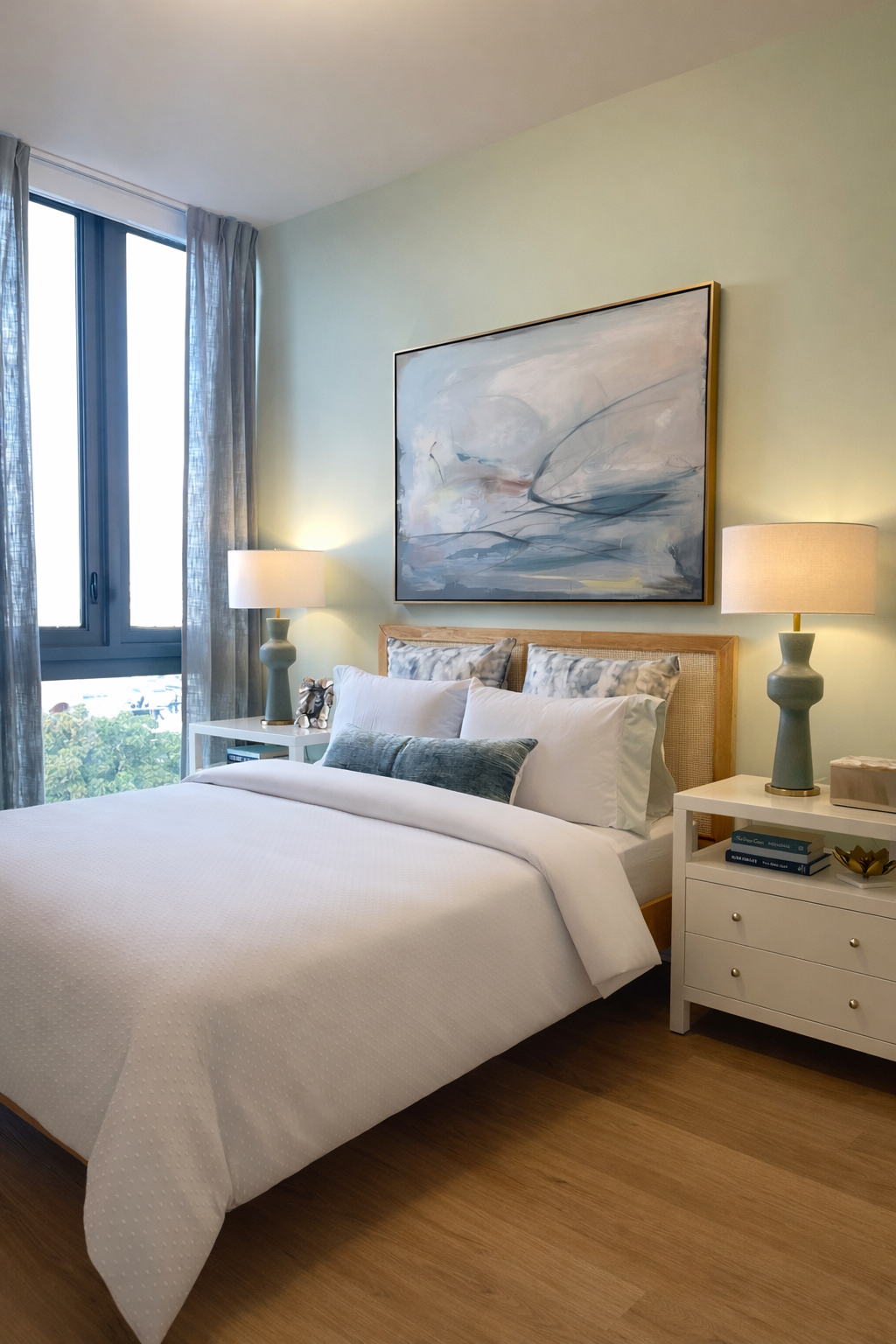 Primary Bedroom Interior Design - Aventura, FL