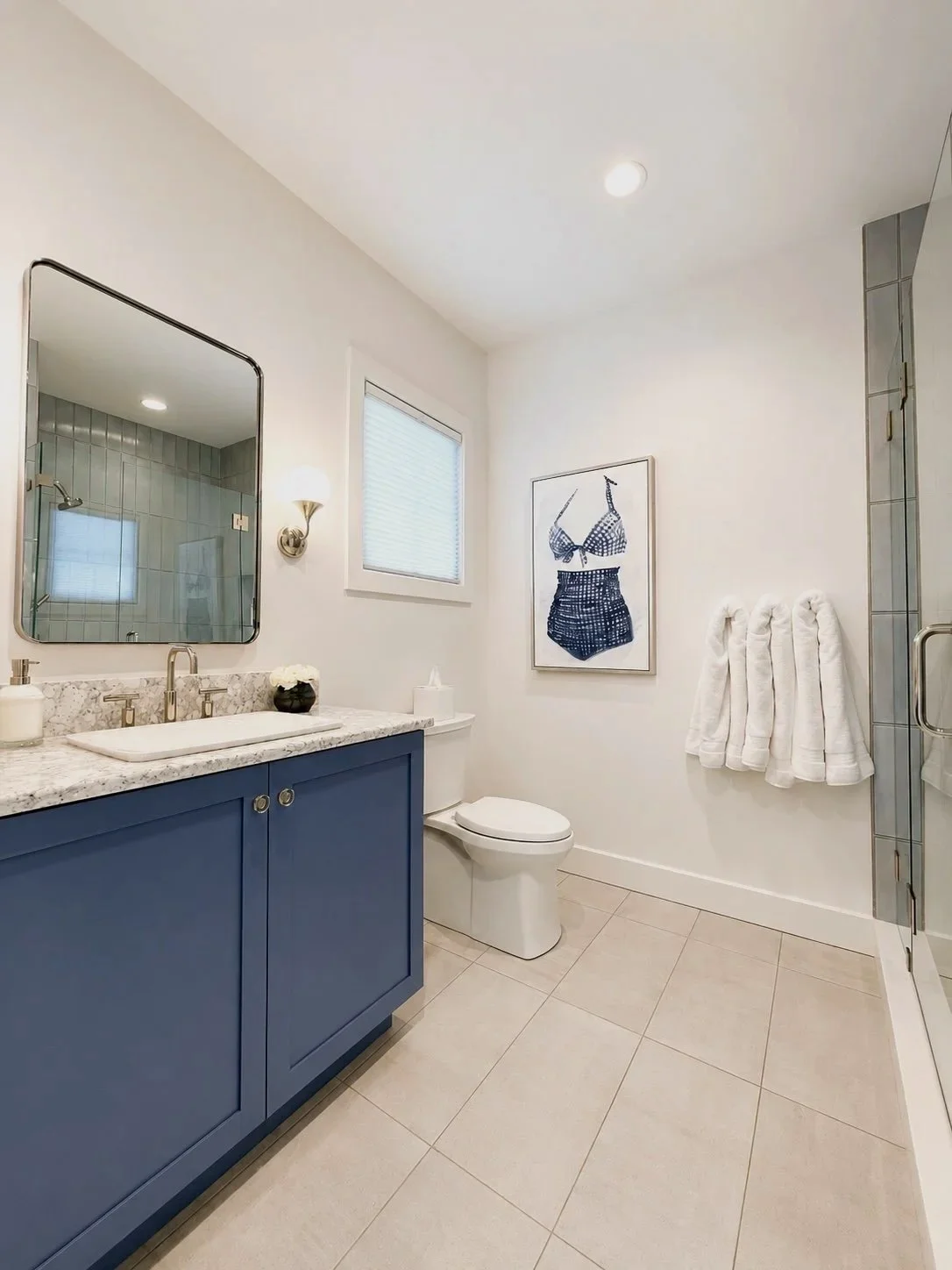 Pool Bath Interior Design - Amherst, NH