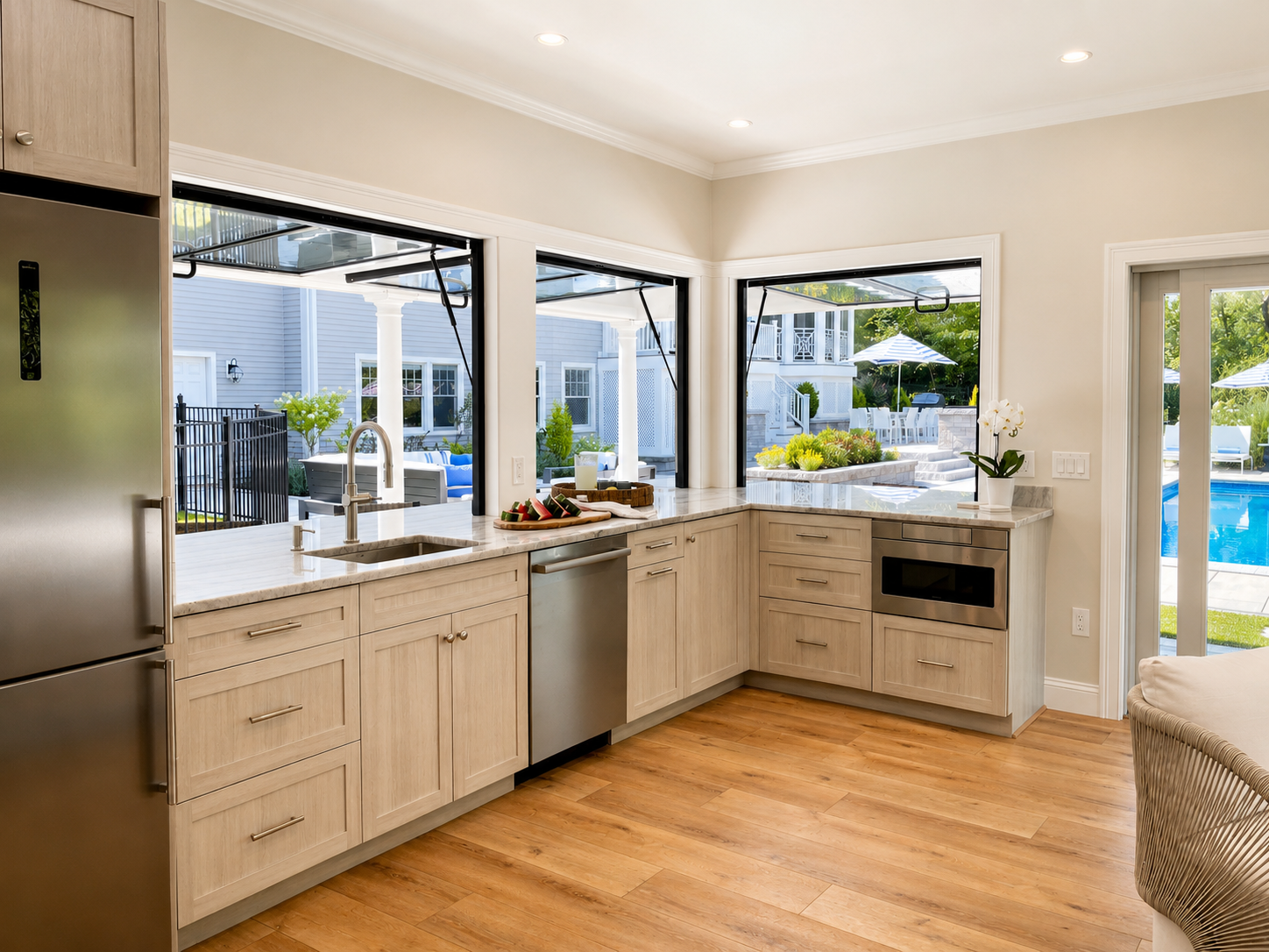 Interior photo of Pool House Interior Design Kitchen