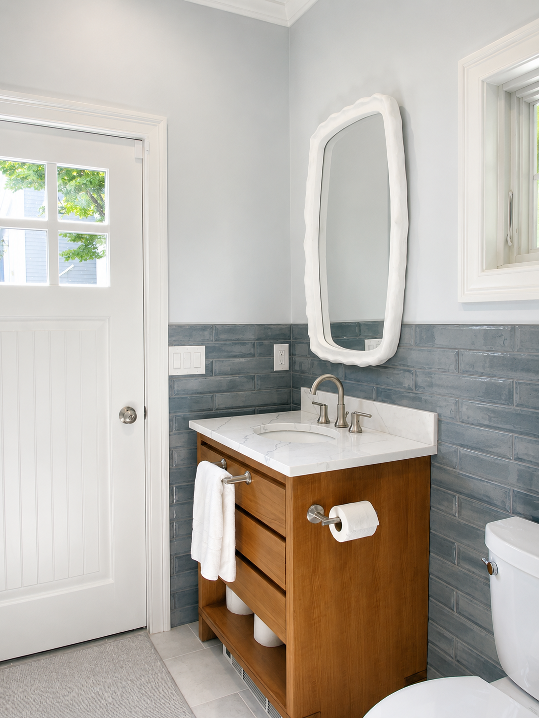 Interior photo of Pool House Interior Design Bathroom