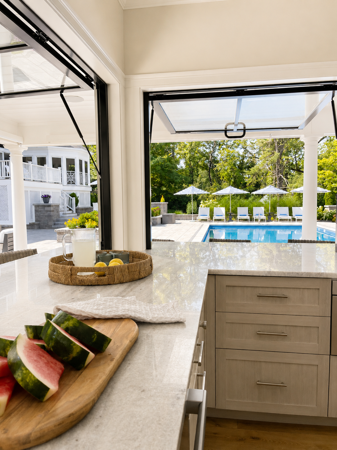 Interior photo of Pool House Interior Design Kitchen