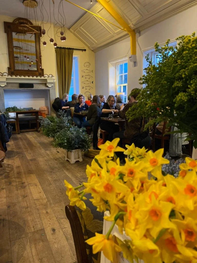 spring wreath making