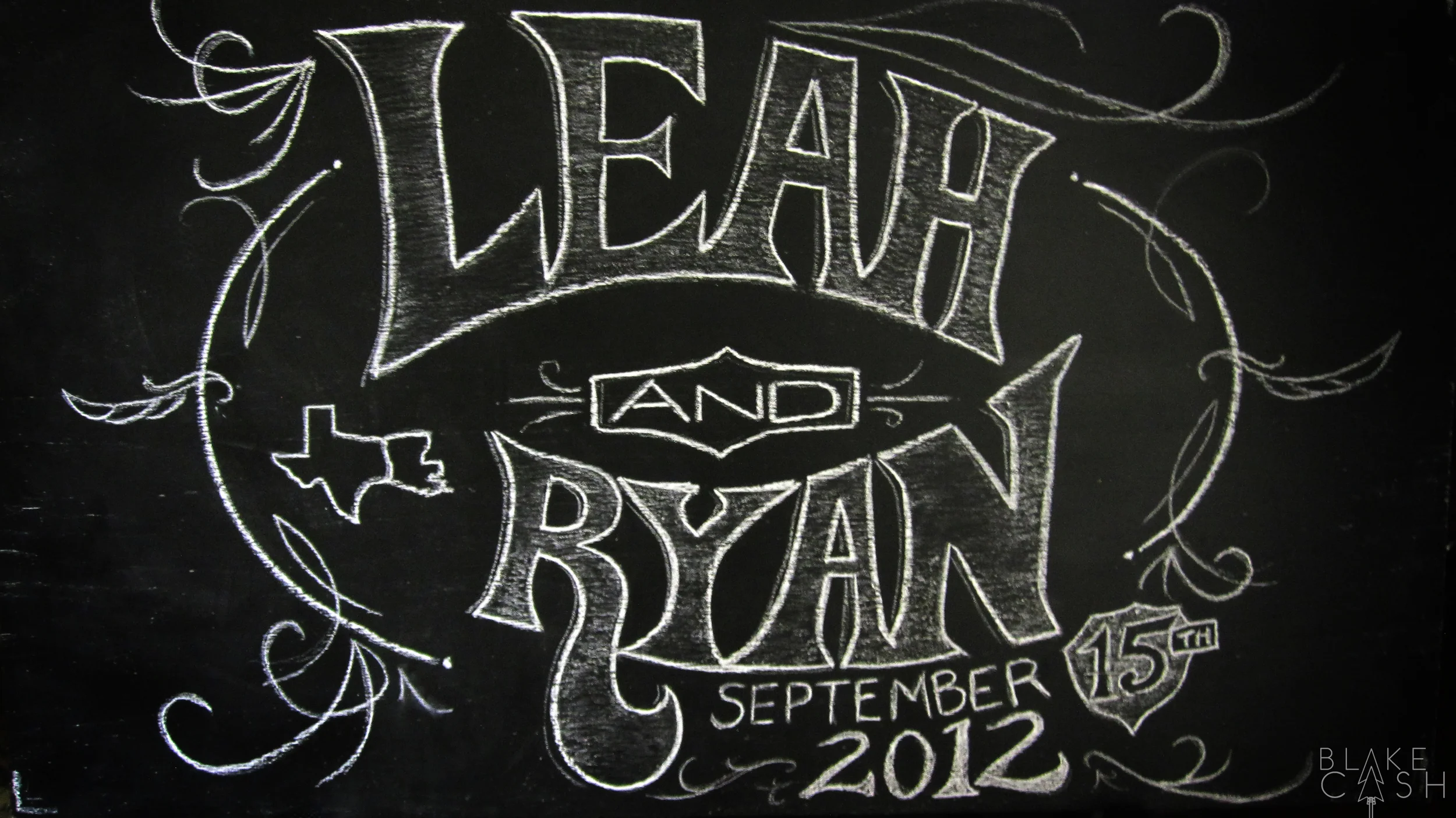 Leah and Ryan Wedding Sign