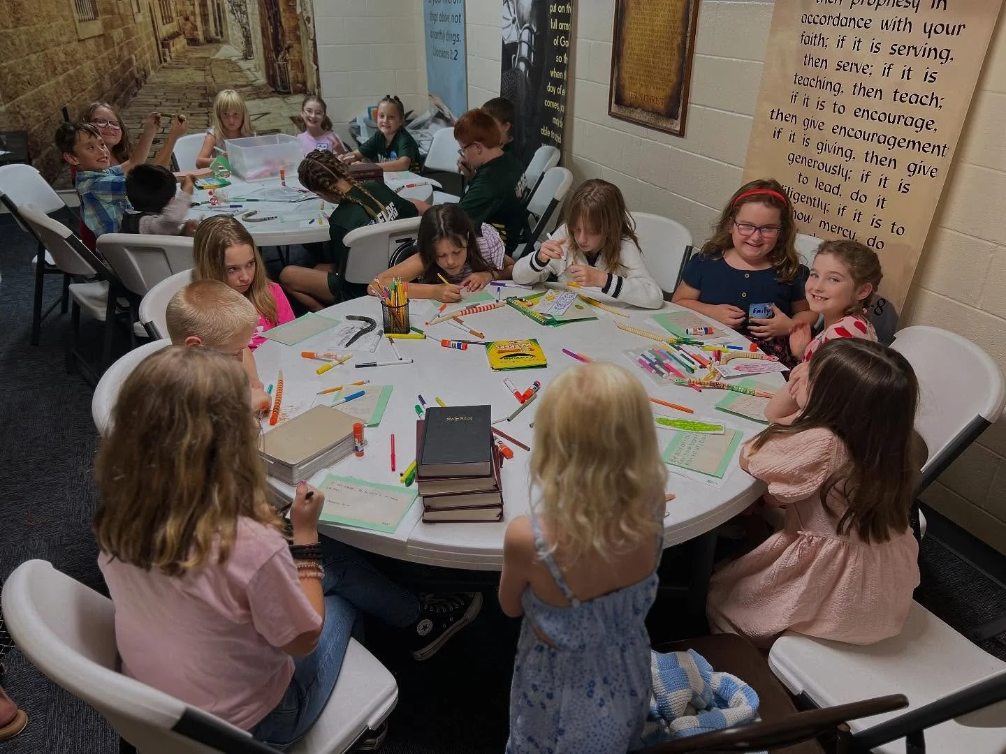 The first night of our 2025 VBS (The Lord&rsquo;s Army) was a great success! Hope to see you TONIGHT at 6:30PM for night 2!
#churchofChrist #Bible #Jesus #OhioValley #Wellsburg #WestVirginia #churchfamily #VBS