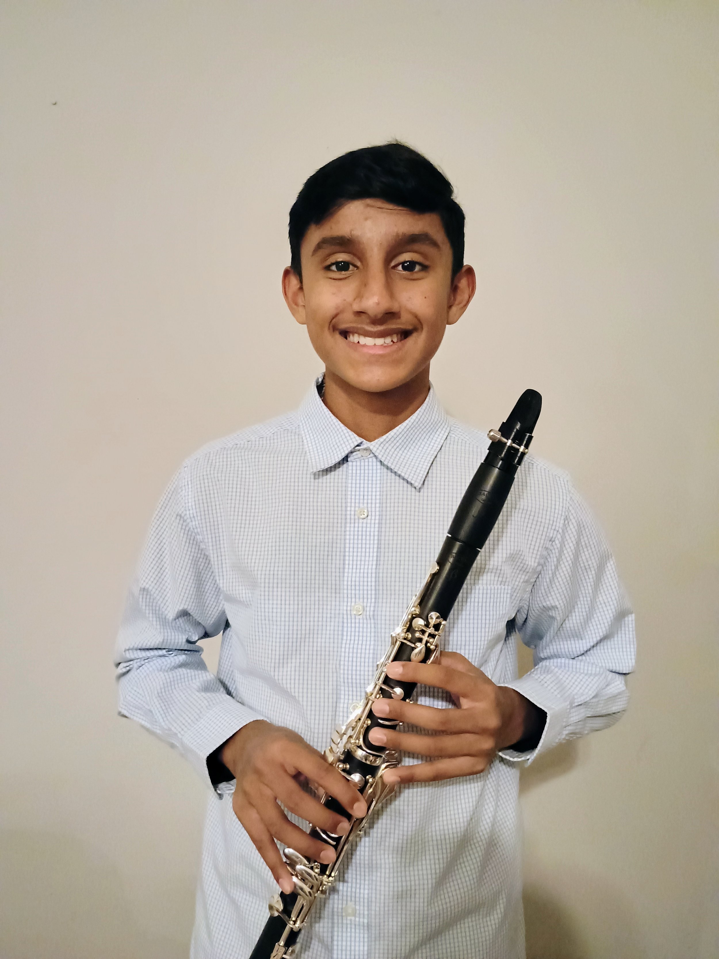 Clarinetist Reuel Pattar