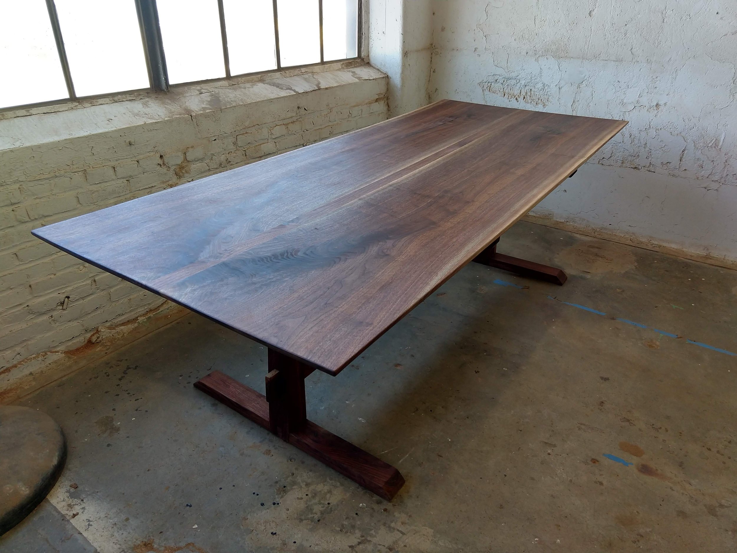  black walnut conference table 