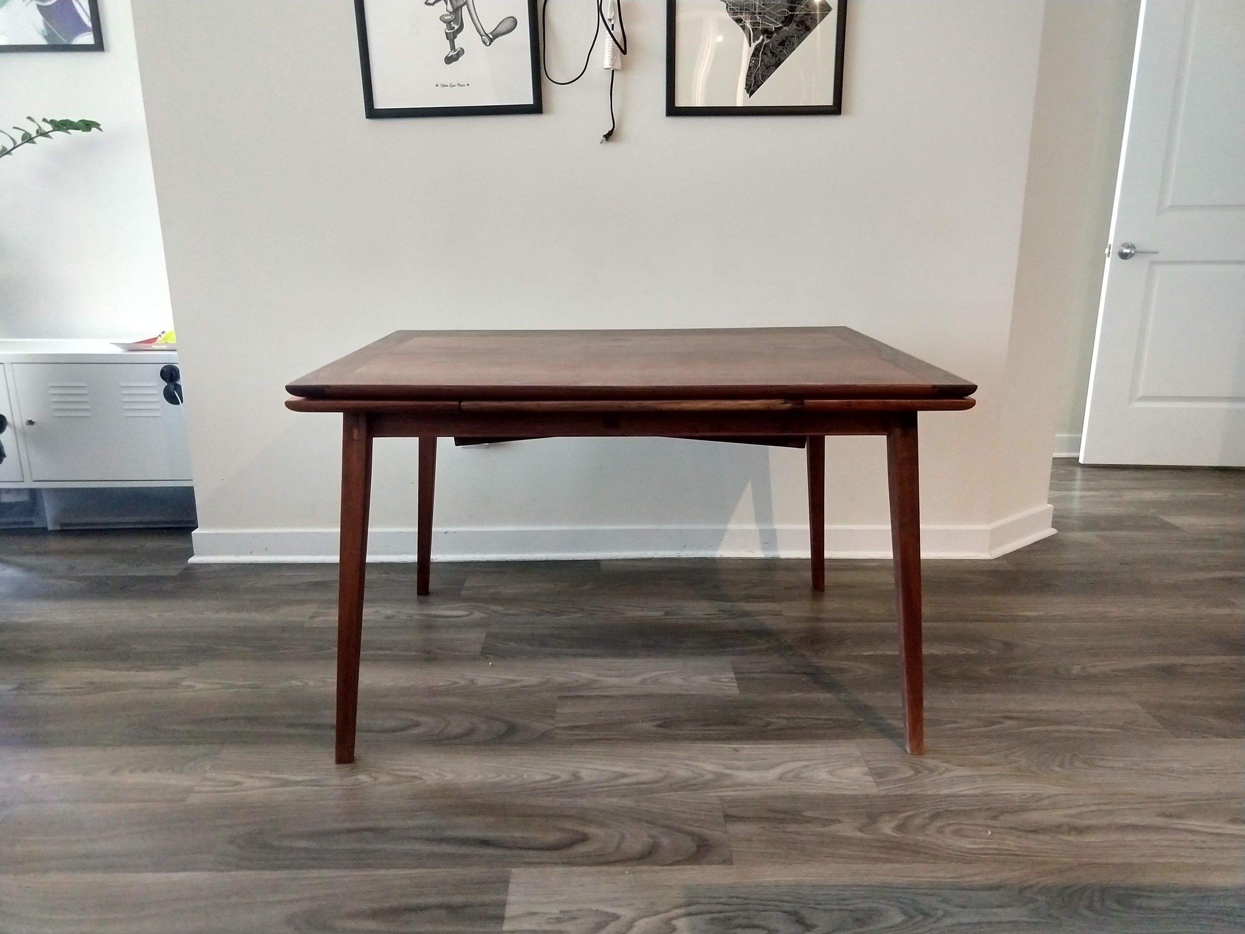   black walnut extension table   