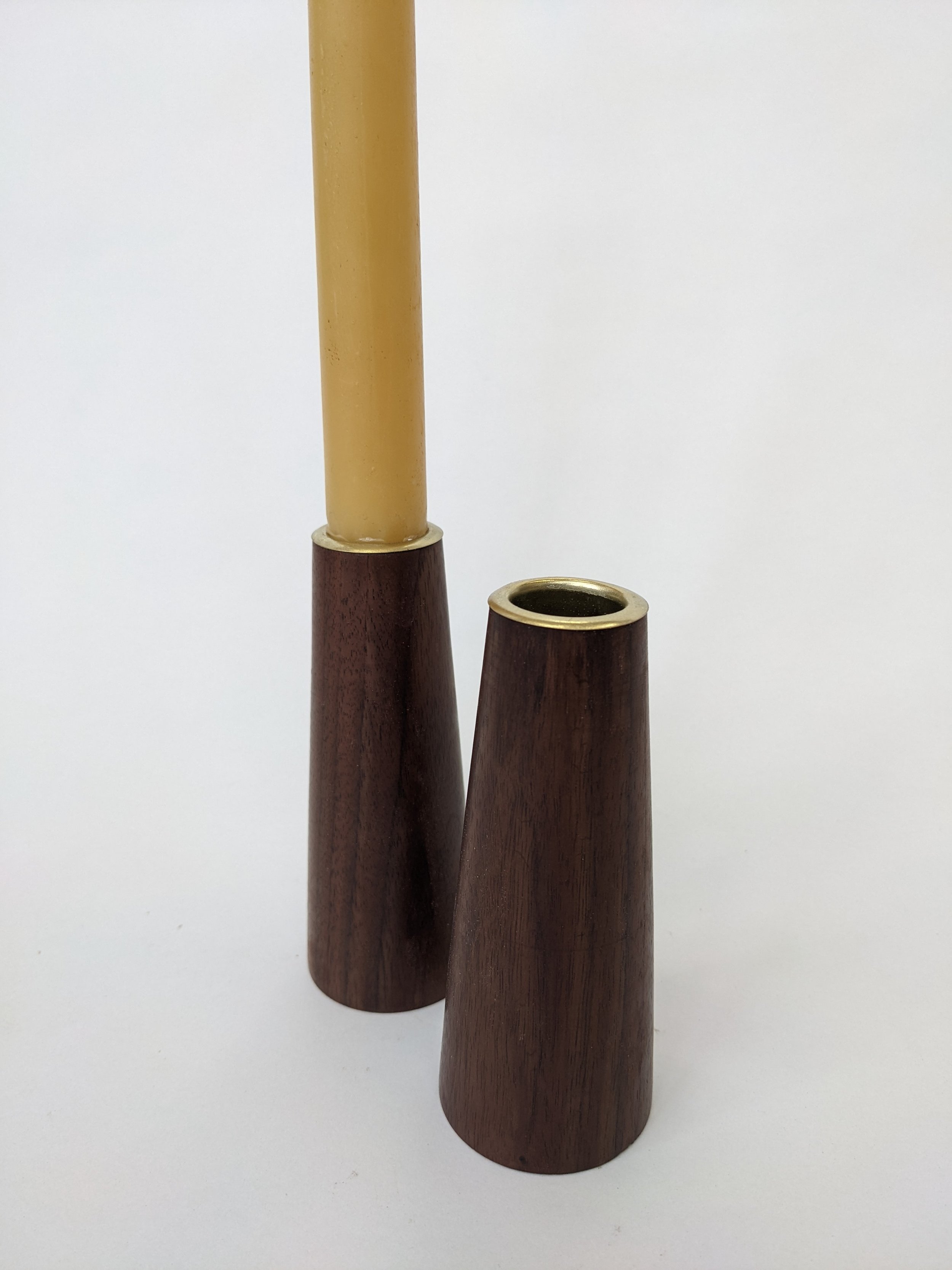  black walnut candle stick 