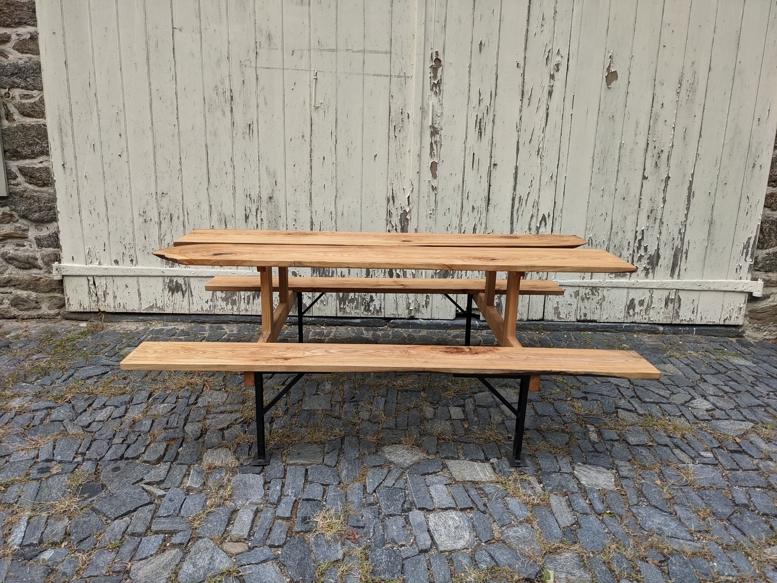  ash picnic table for the Historic Cliveden House in Germantown, Philadelphia 
