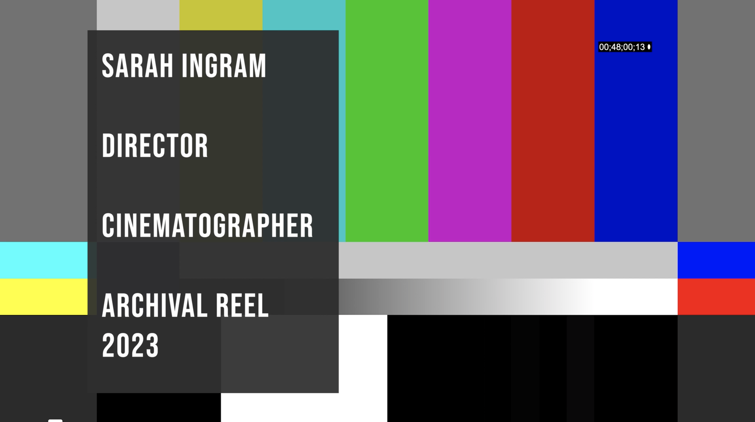 Director DP Reel- Past work archival