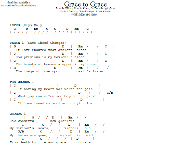 Hillsong United Grace To Grace Live Praise Worship Guitarist