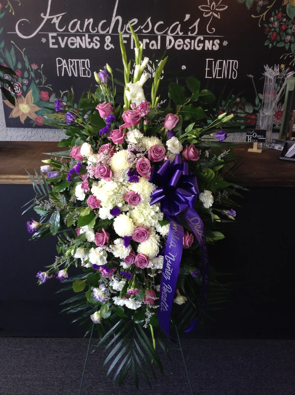 Funeral Spray Flowers Franchescas Events Floral