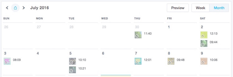 Later.com's month calendar shows thumbnails. (This is a cropped view)