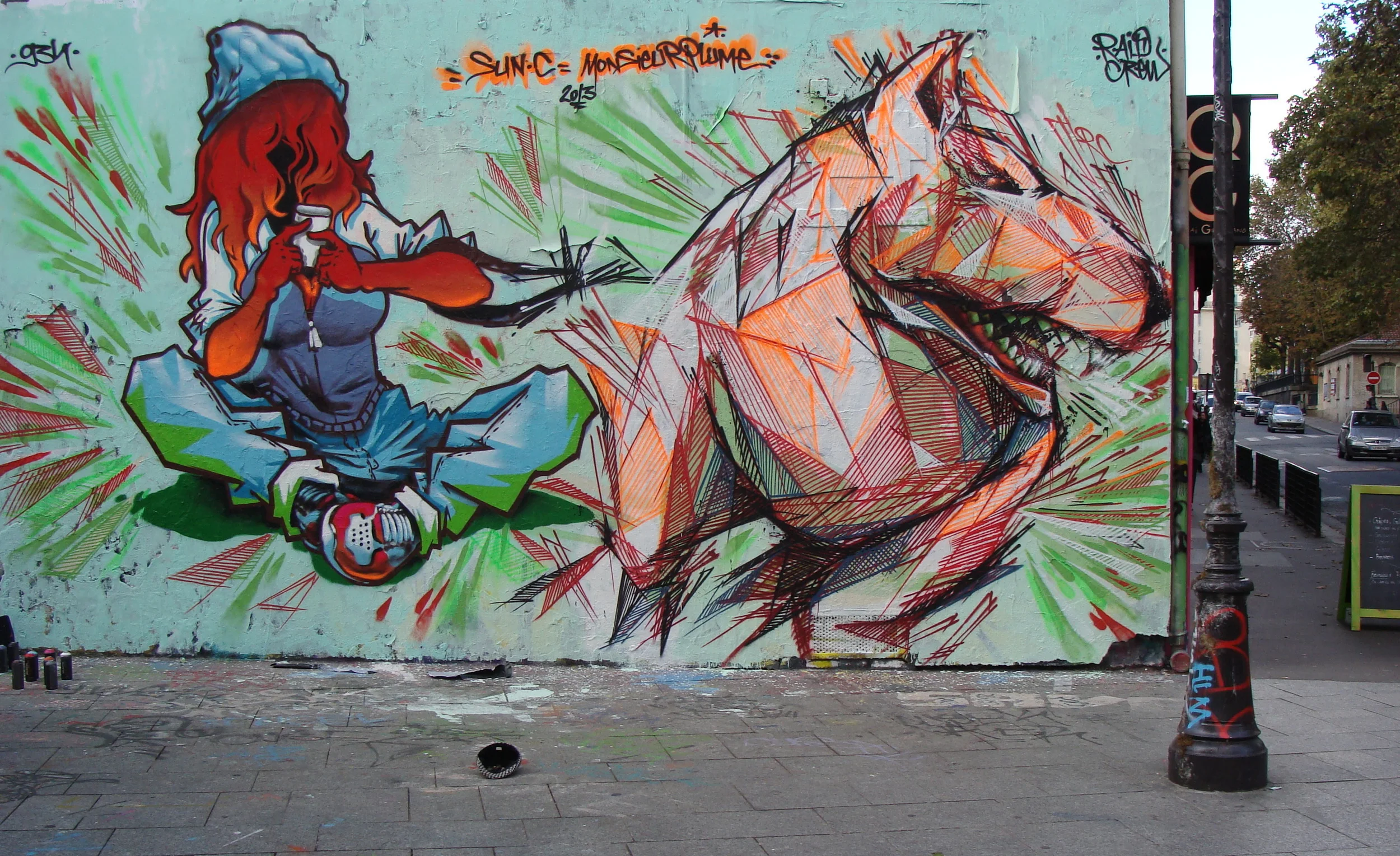Octobre 2013 - Paris - Monsieur Plume w/ Sun C