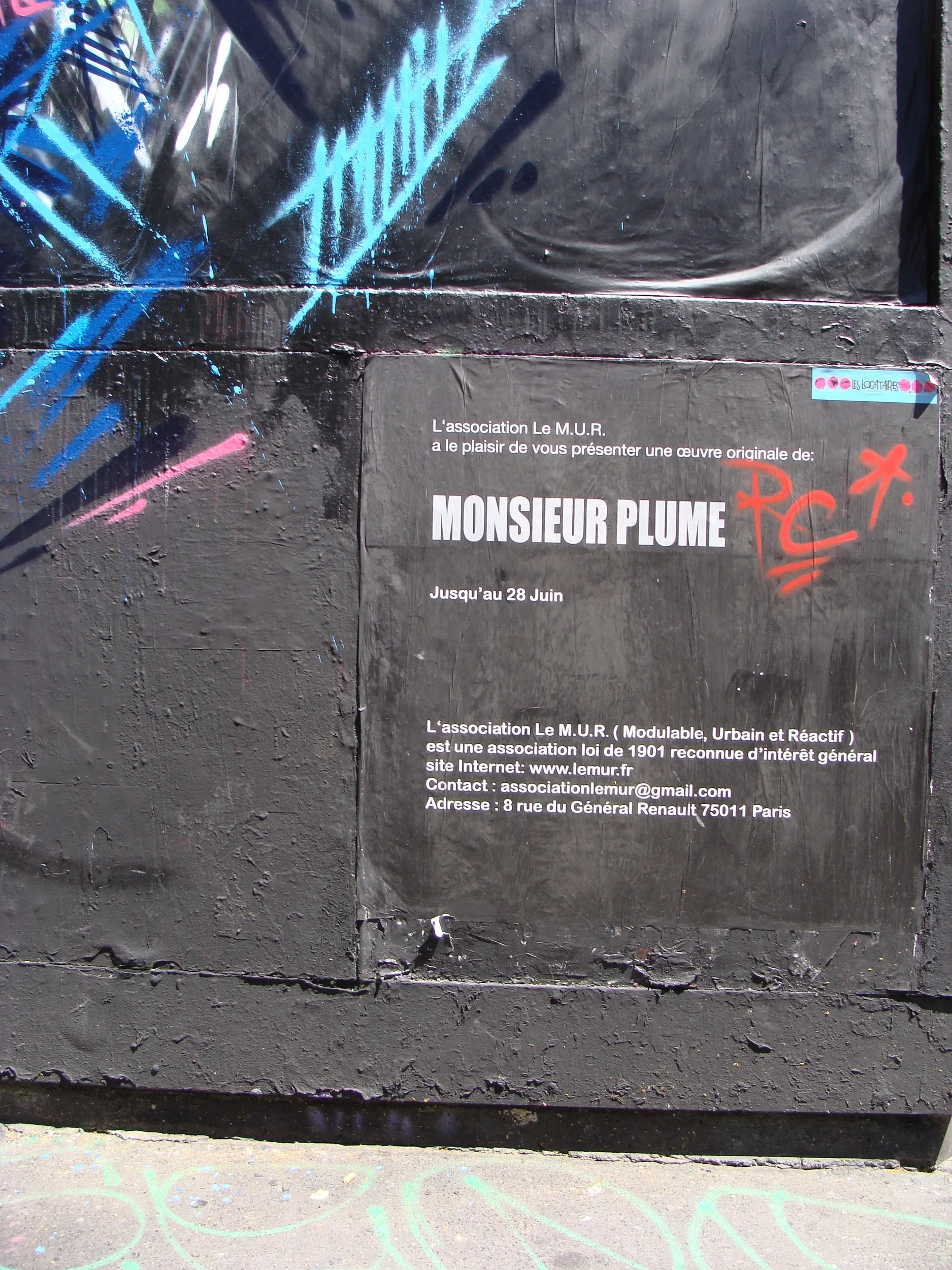 Juin 2014 - Paris - Le Mur