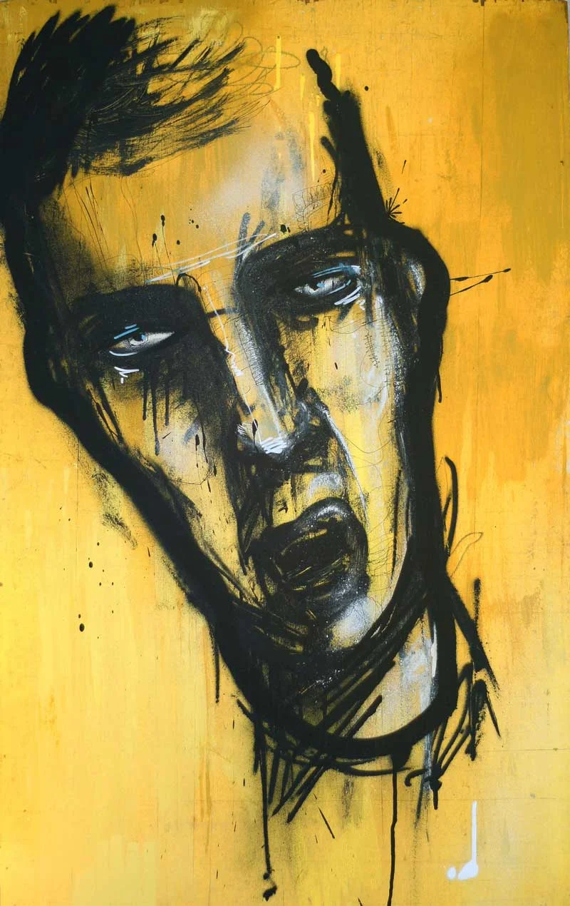 Février 2012 - Technique mixte sur bois - Worker Dead